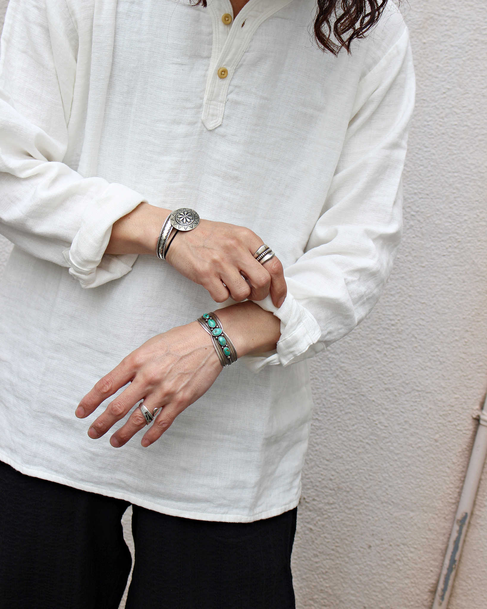 Nasngwam. ナスングワム / VAGRANT SHIRTS バグラントシャツ (WHITE ホワイト)