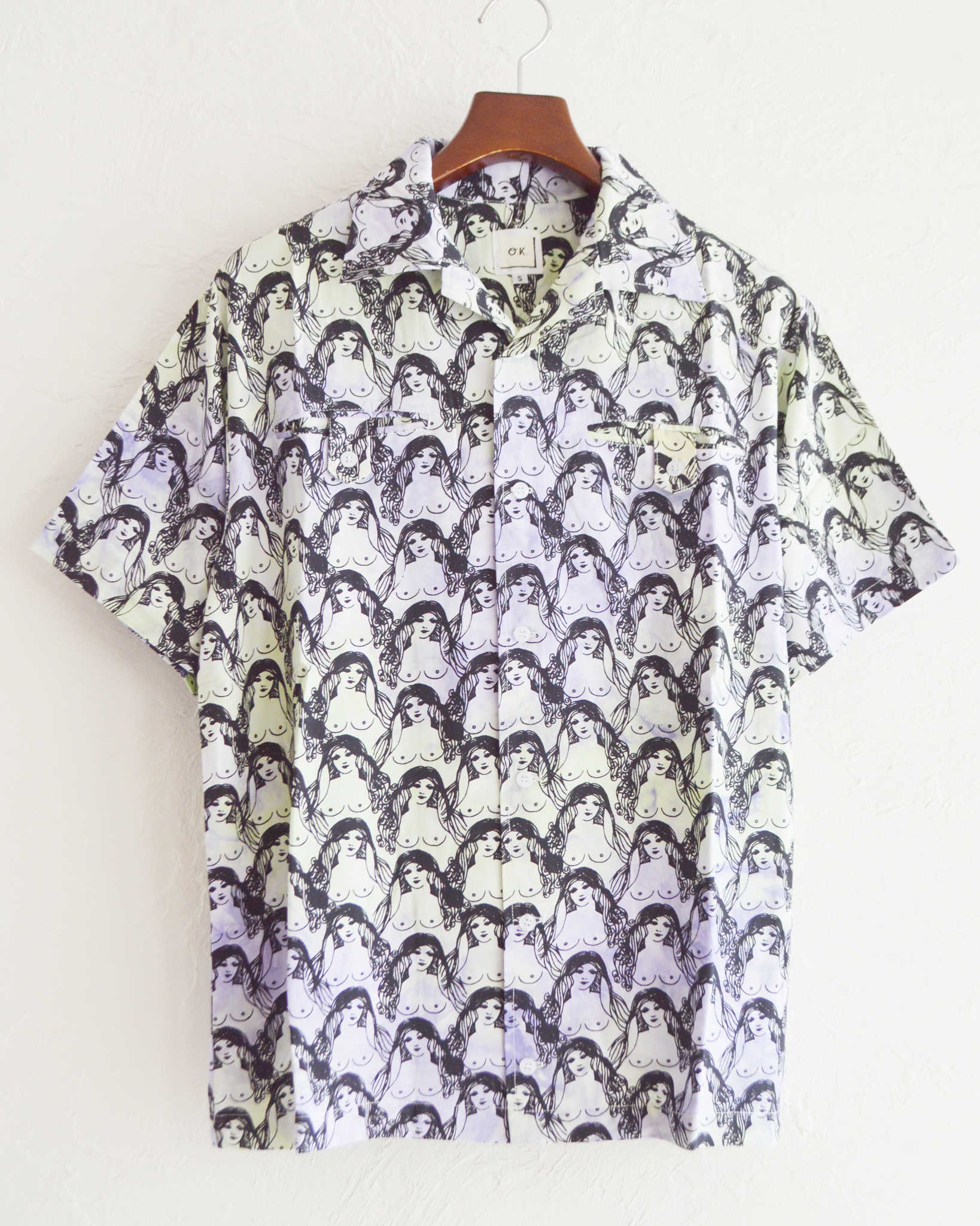 O.K. オーケー / OPPAI IPPAI RAYON SHIRT オッパイイッパイレーヨンシャツ (TIE DYE2 タイダイ)