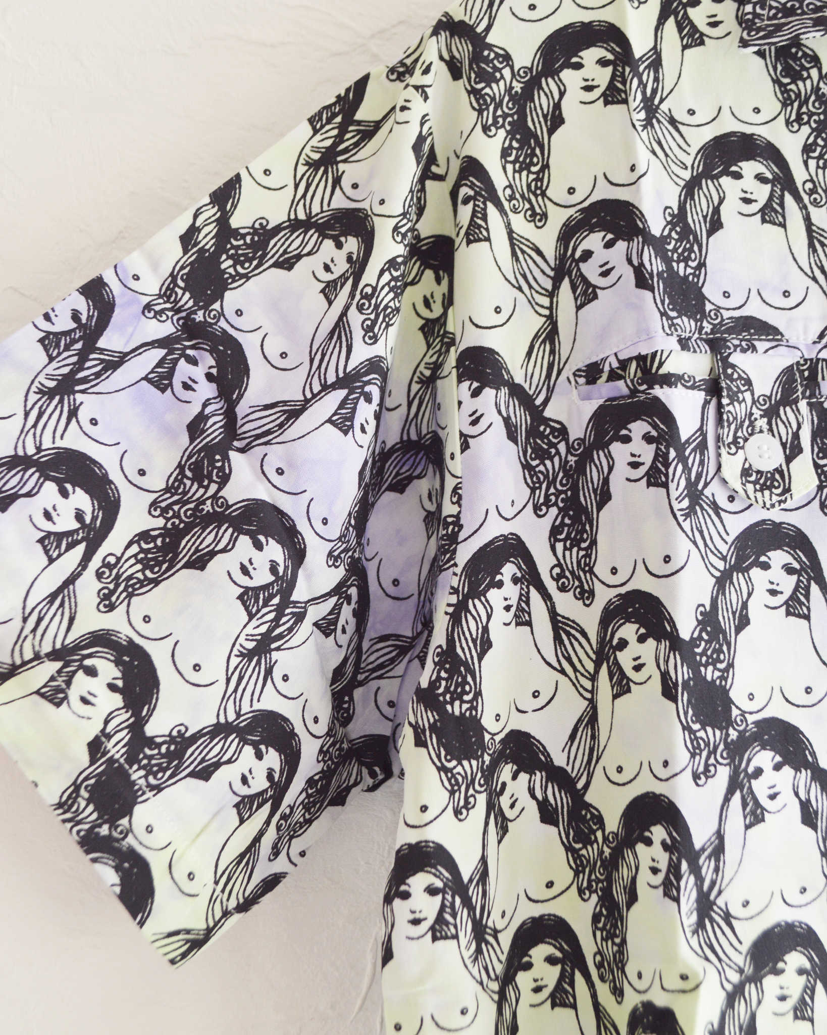 O.K. オーケー / OPPAI IPPAI RAYON SHIRT オッパイイッパイレーヨンシャツ (TIE DYE2 タイダイ)