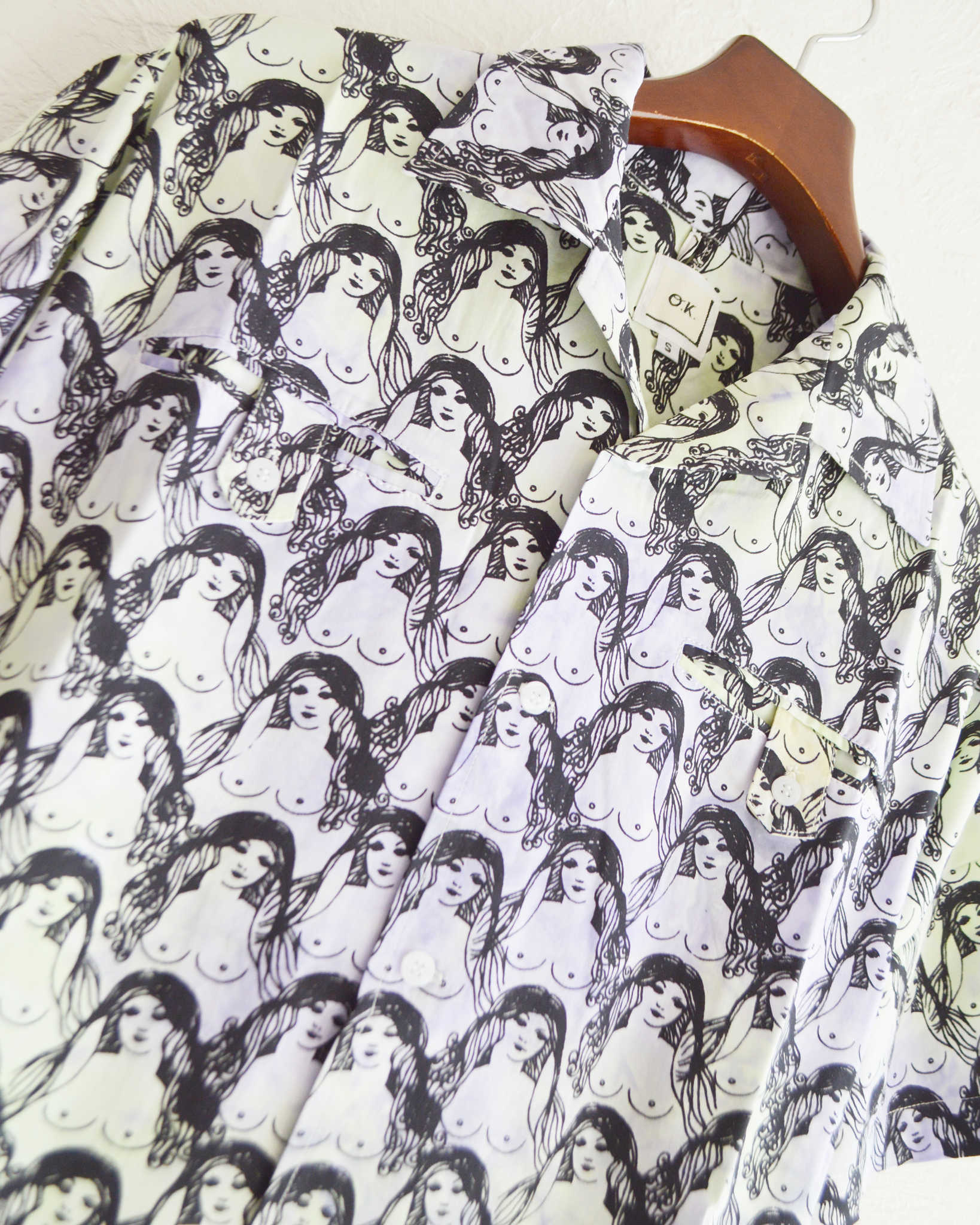 O.K. オーケー / OPPAI IPPAI RAYON SHIRT オッパイイッパイレーヨンシャツ (TIE DYE2 タイダイ)