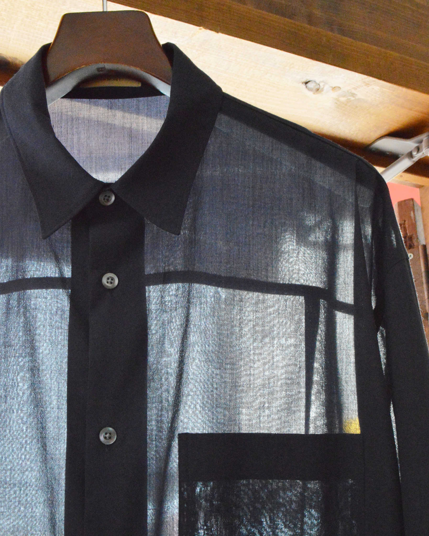 LAMOND ラモンド / VOILE LAWN SHIRTS JACKET ボイルローンシャツジャケト (NAVY ネイビー)