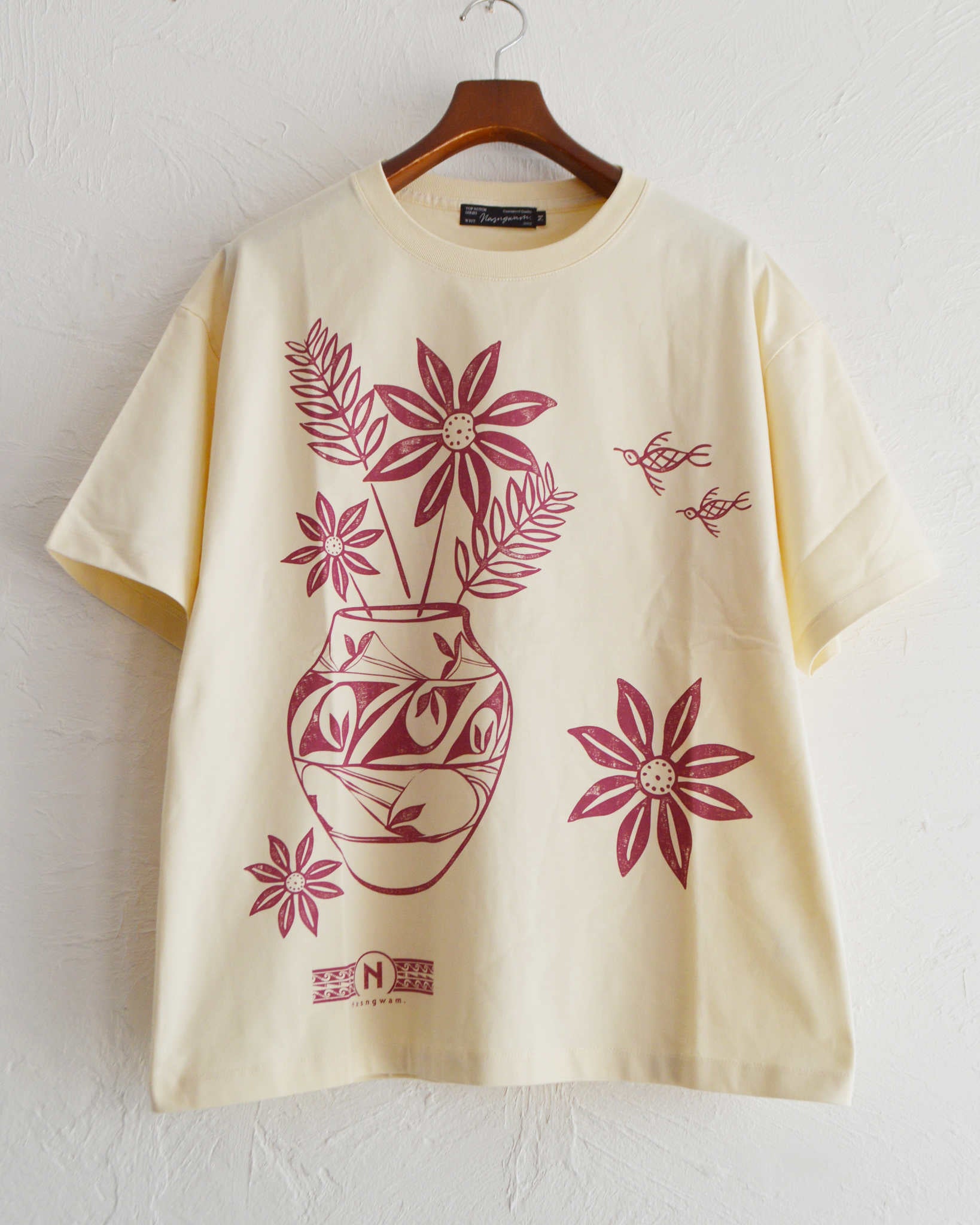 Nasngwam. ナスングワム / VASE TEE ヴェイスティー (NATURAL ナチュラル)