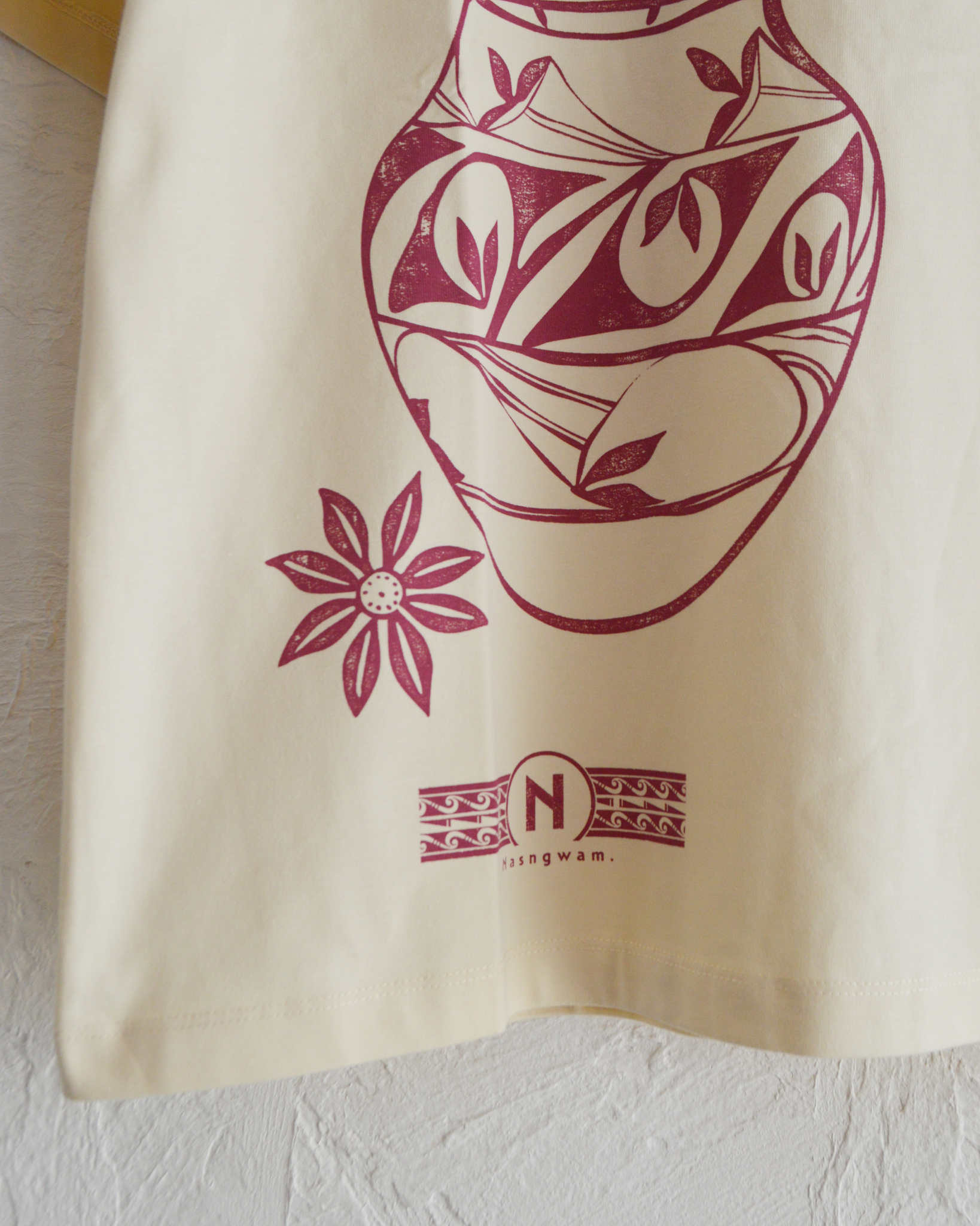 Nasngwam. ナスングワム / VASE TEE ヴェイスティー (NATURAL ナチュラル)