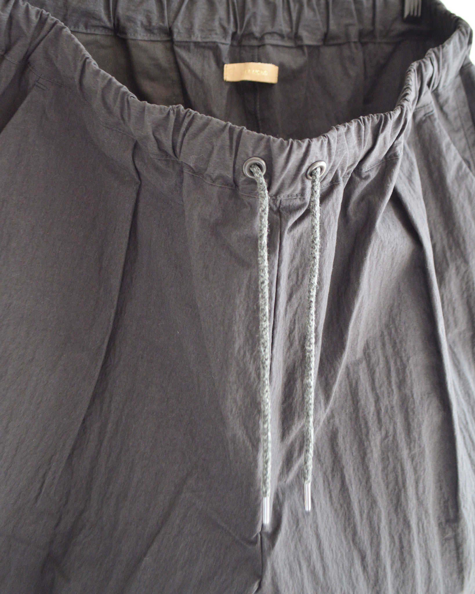 LAMOND ラモンド / COTTON×NYLON POPLIN SHORTS コットンナイロンポプリンショーツ (BLACK ブラック)