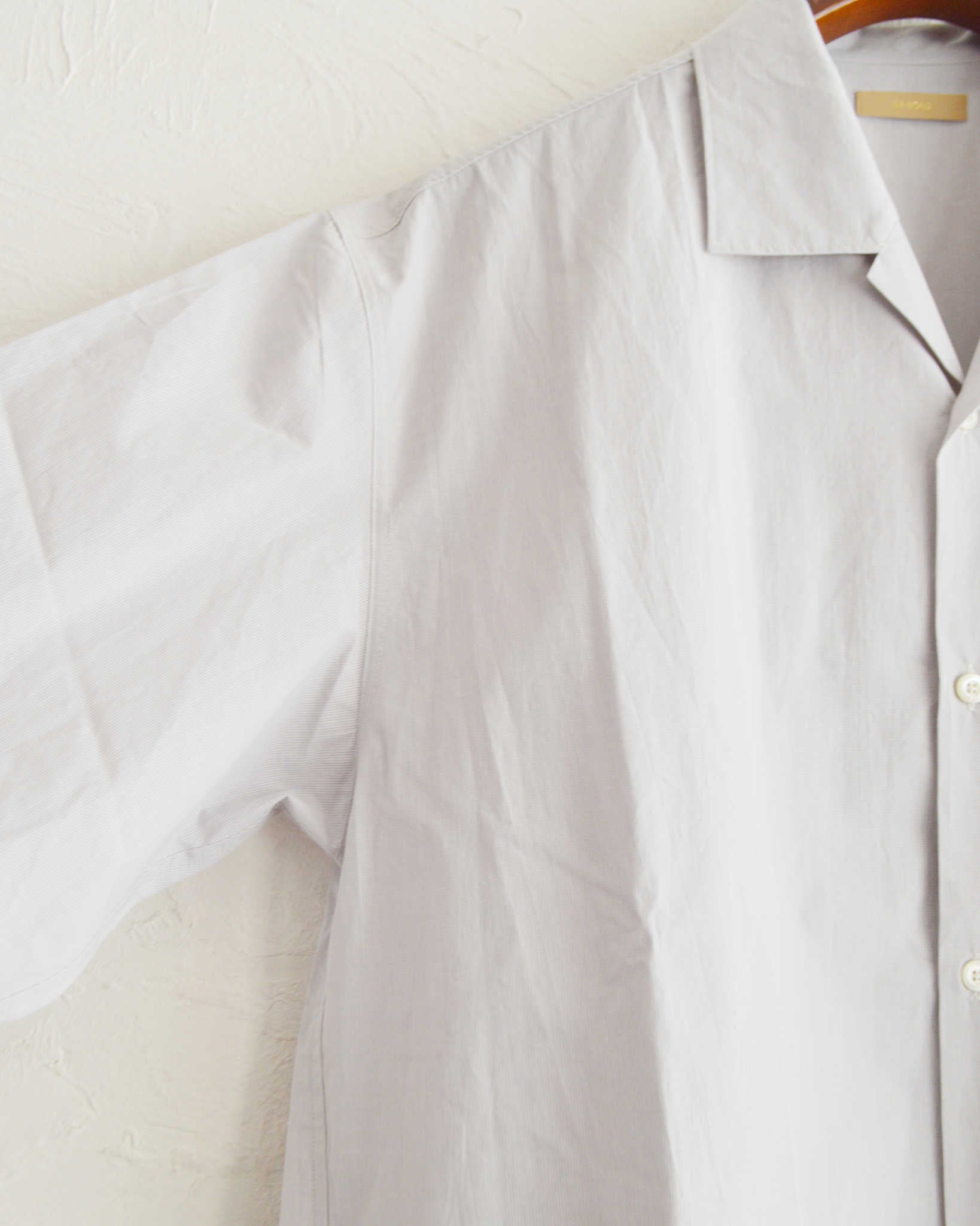 LAMOND ラモンド / SUPERIOR ORGANIC CHECK SHIRTS スピリーアオーガニックチェックシャツ (GREIGE グレージュ)