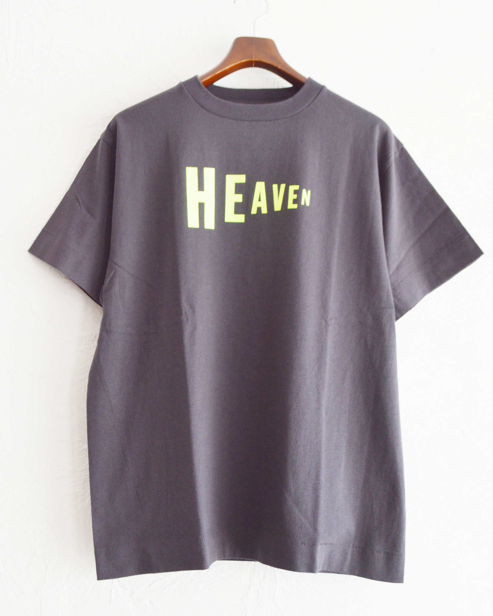 NECESSARY or UNNECESSARY ネセサリーオアアンネセサリー N.O.UN ナウン / HEAVEN Tee ヘブンティー (BLACK ブラック)