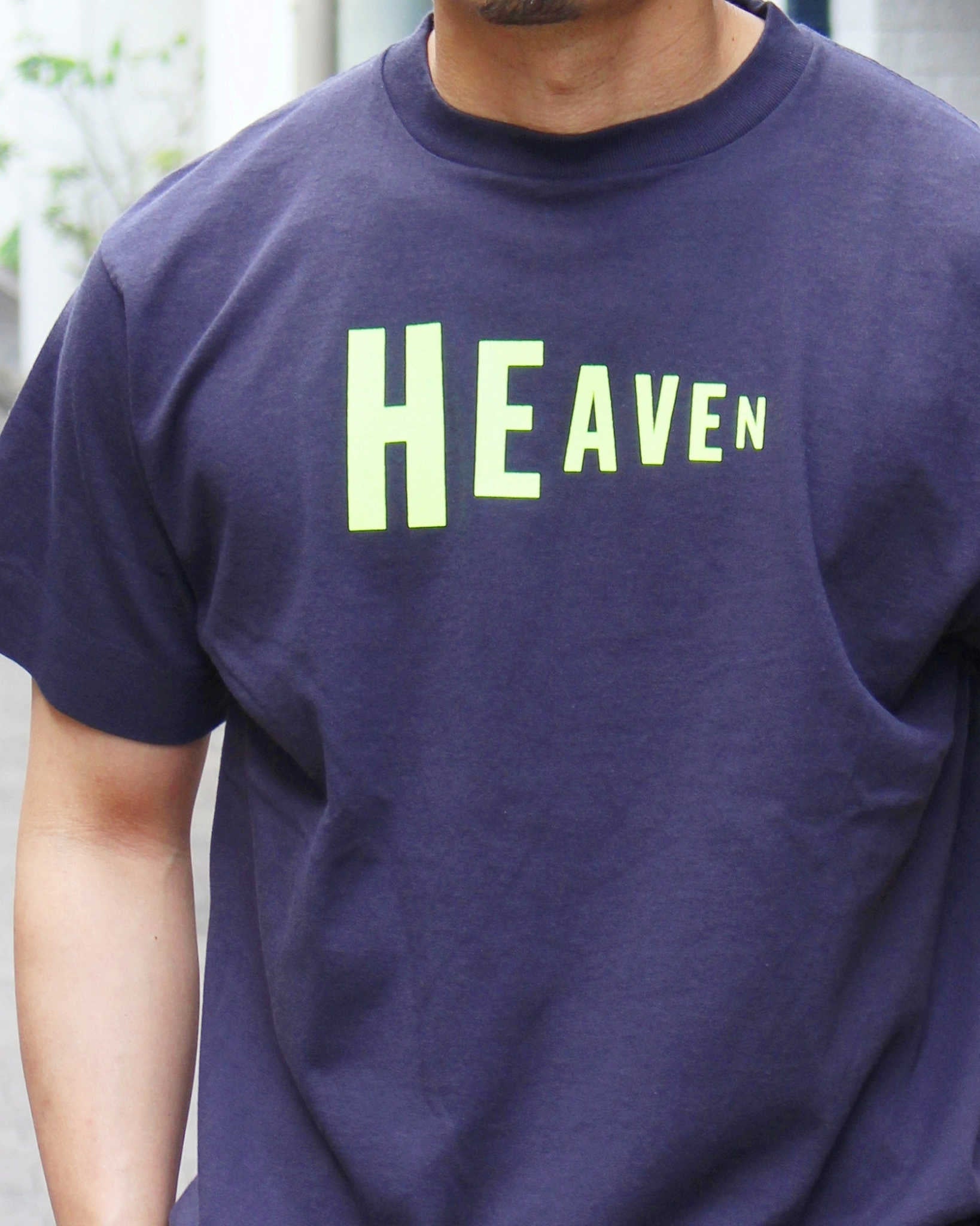 NECESSARY or UNNECESSARY ネセサリーオアアンネセサリー N.O.UN ナウン / HEAVEN Tee ヘブンティー (BLACK ブラック)