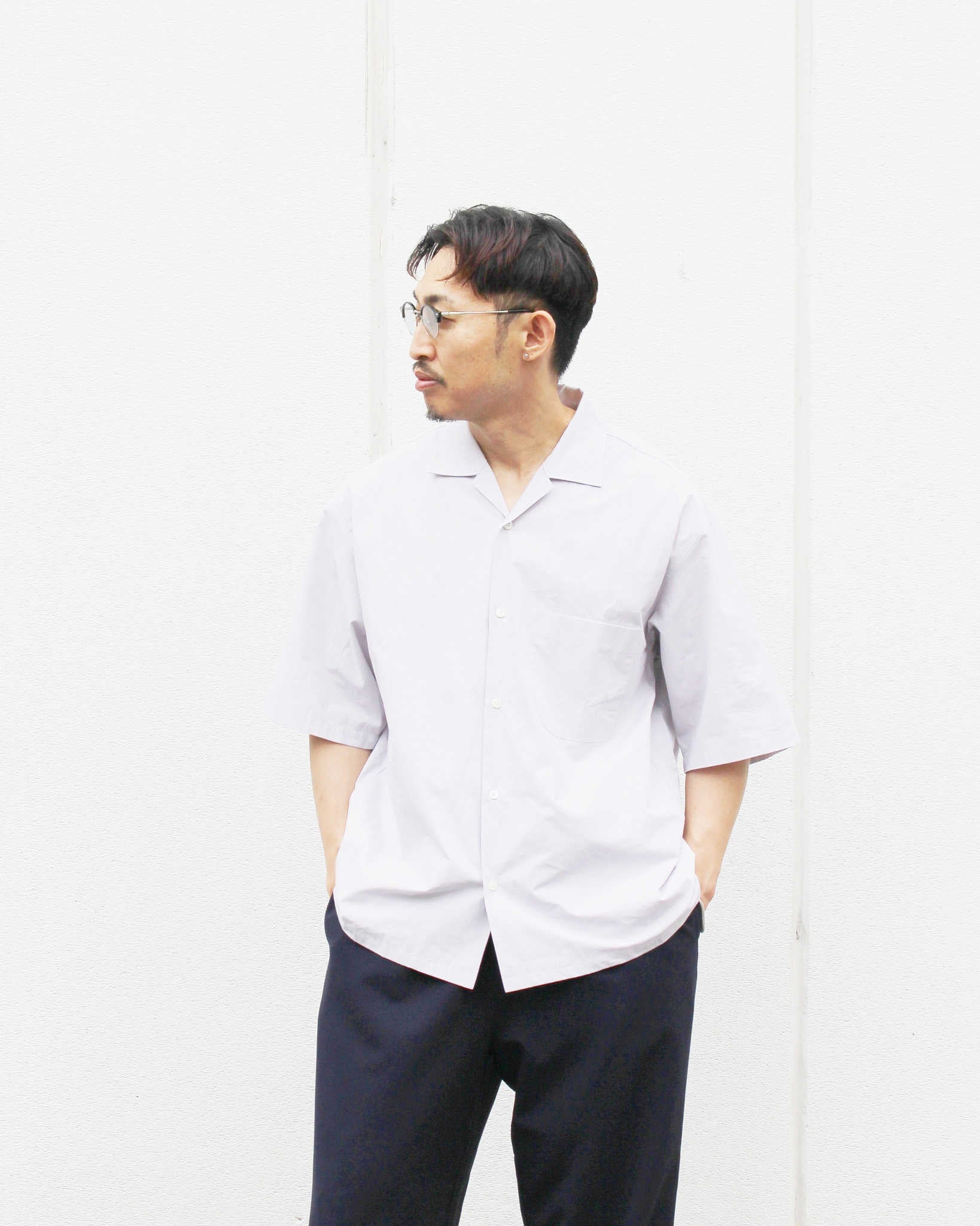 LAMOND ラモンド / SUPERIOR ORGANIC CHECK SHIRTS スピリーアオーガニックチェックシャツ (GREIGE グレージュ)