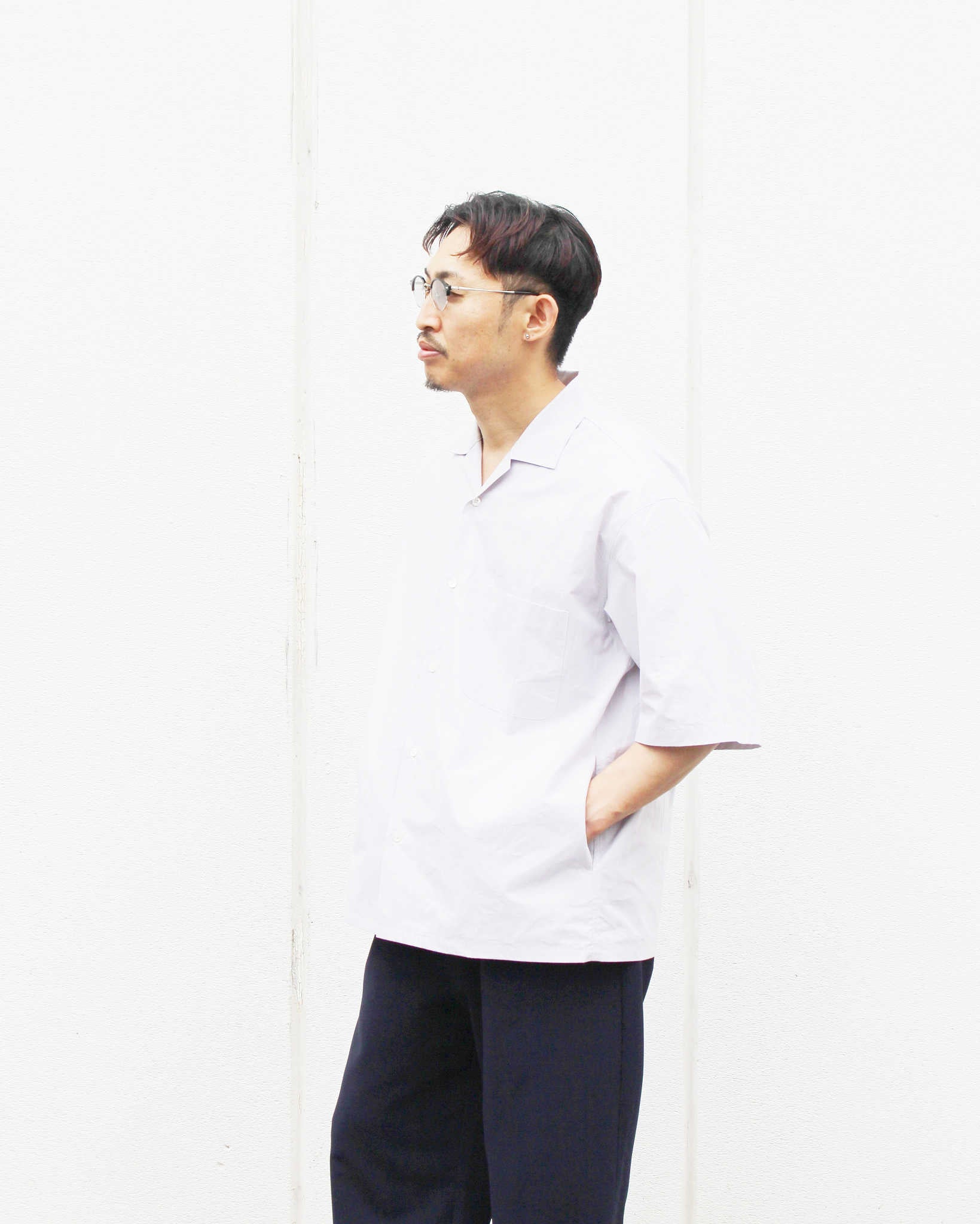 LAMOND ラモンド / SUPERIOR ORGANIC CHECK SHIRTS スピリーアオーガニックチェックシャツ (GREIGE グレージュ)