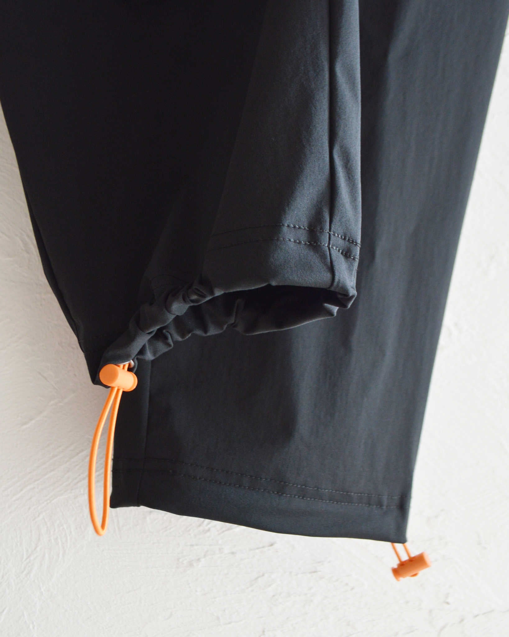 modemdesign モデムデザイン / Functional drawstring pants ファンクショナルドローストリングパンツ (BLACK ブラック)