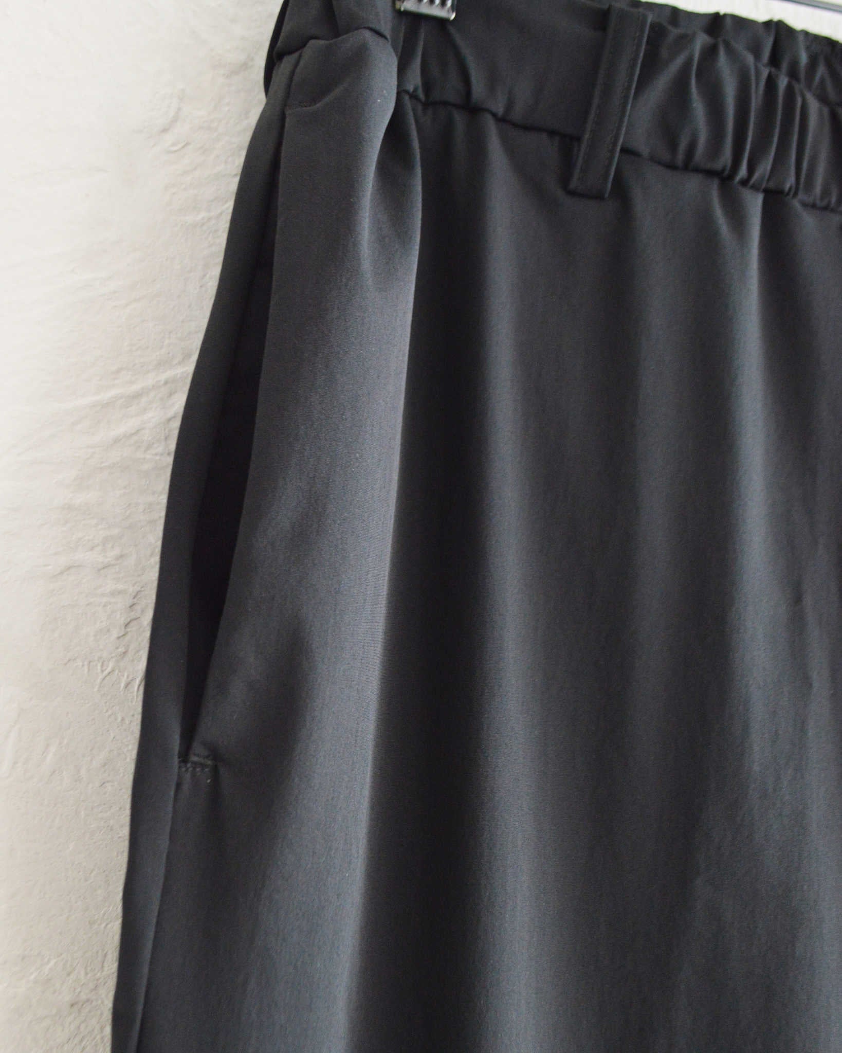 modemdesign モデムデザイン / Functional drawstring pants ファンクショナルドローストリングパンツ (BLACK ブラック)