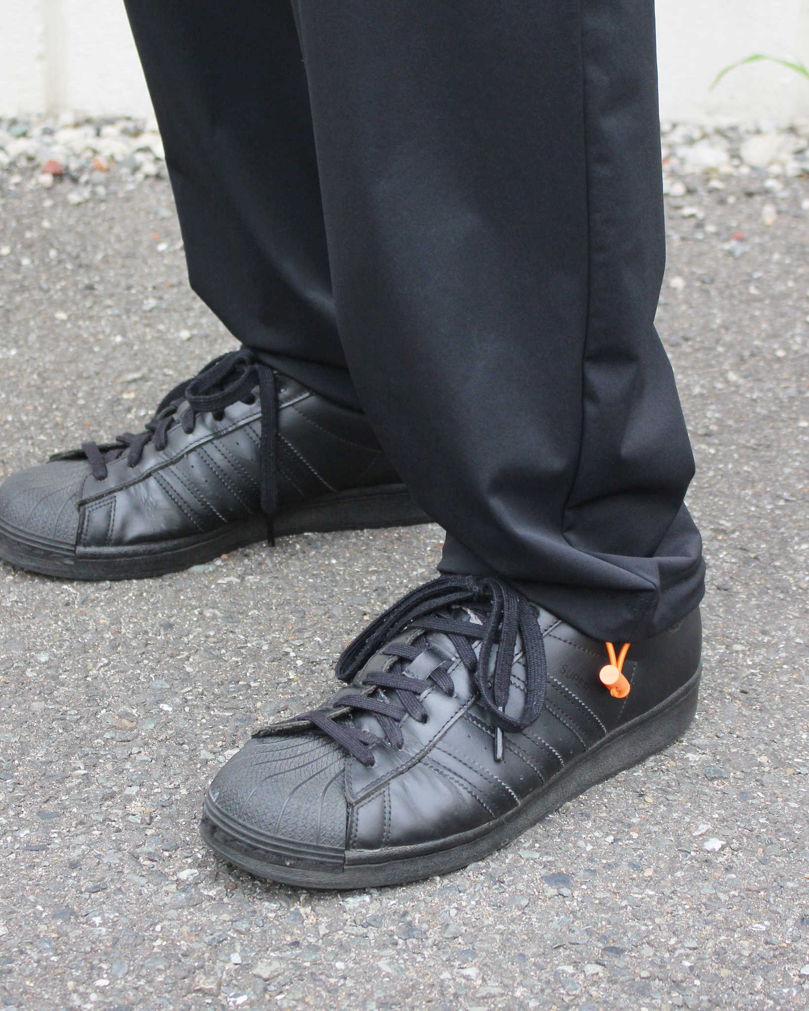modemdesign モデムデザイン / Functional drawstring pants ファンクショナルドローストリングパンツ (BLACK ブラック)