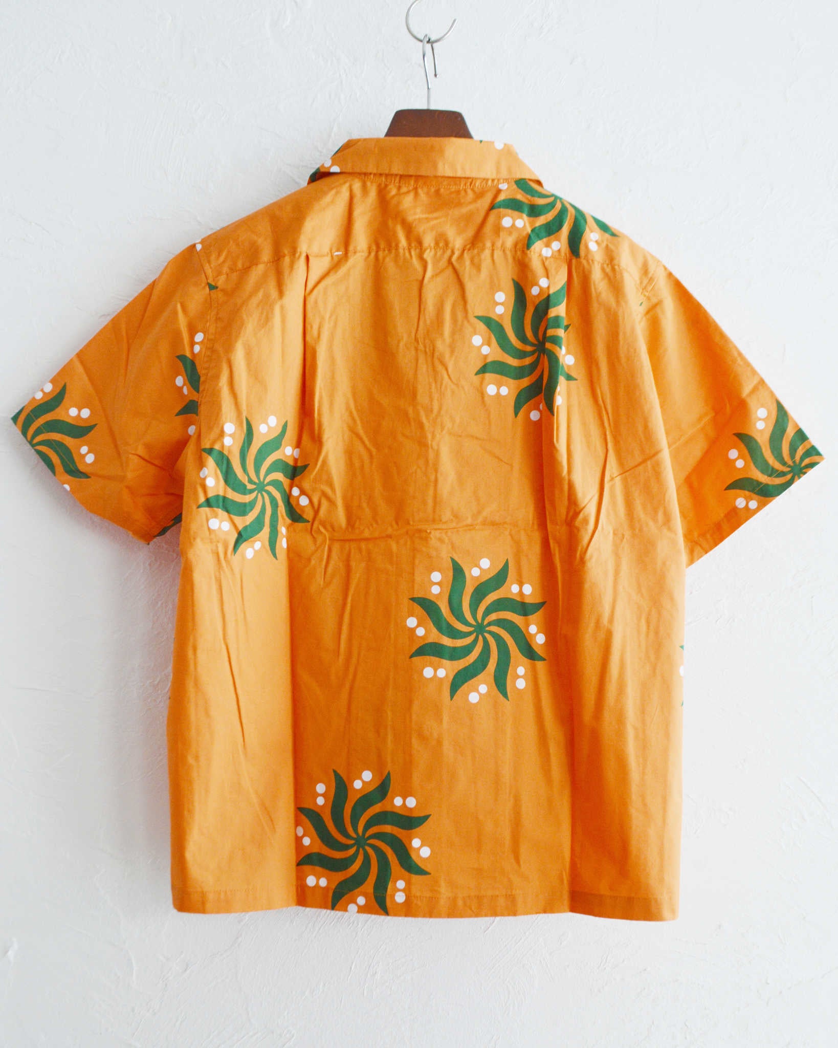 HAVE A GRATEFUL DAY ハブアグレイトフルデイ / S/S SHIRT ショートスリーブシャツ (ORANGE オレンジ)
