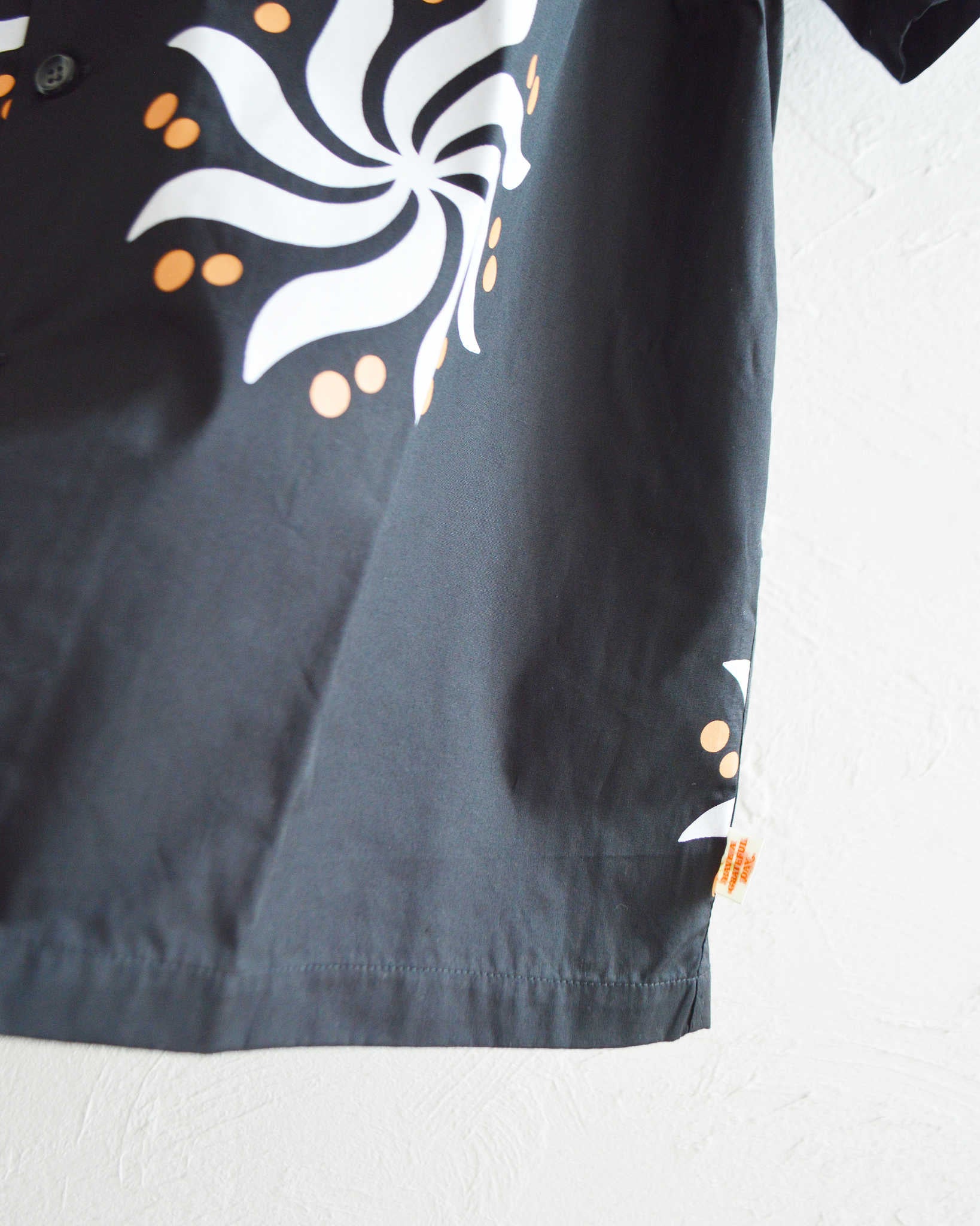 HAVE A GRATEFUL DAY ハブアグレイトフルデイ / S/S SHIRT ショートスリーブシャツ (BLACK ブラック)