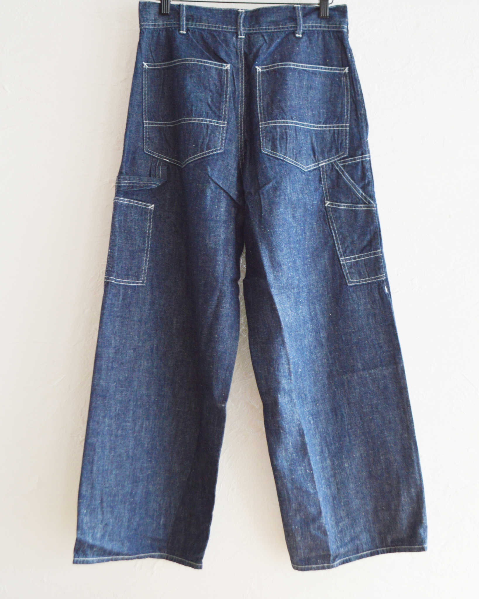 IMPRESTORE インプレストア / BIFF-6.5oz ビフ | Painter pants 6.5oz selvede denim ペインターパンツ (Blue Denim Onewash ブルーデニムワンウォッシュ)