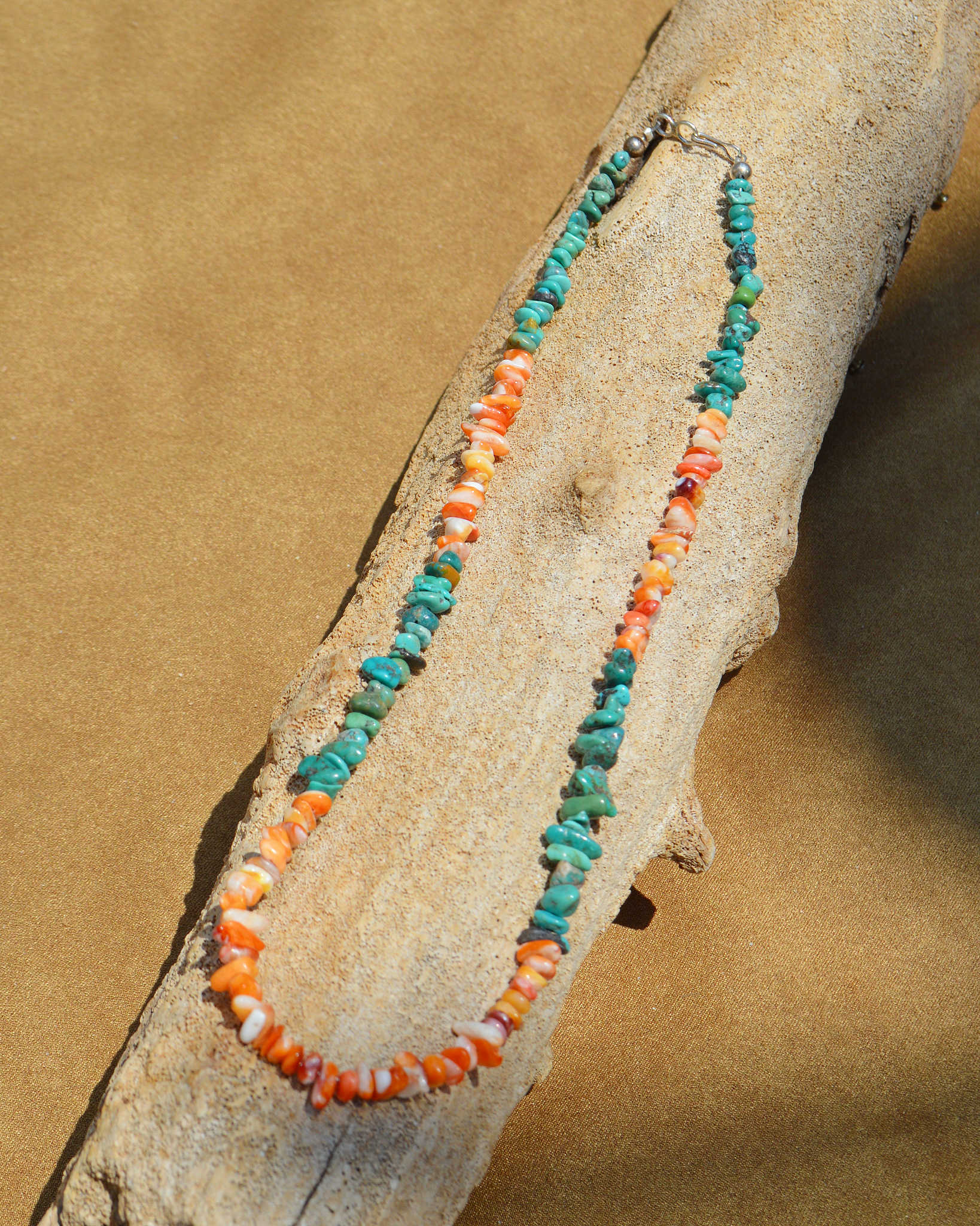 Indian jewelry インディアンジュエリー / Navajo Nugget Necklace ナヴァホナゲットネックレス