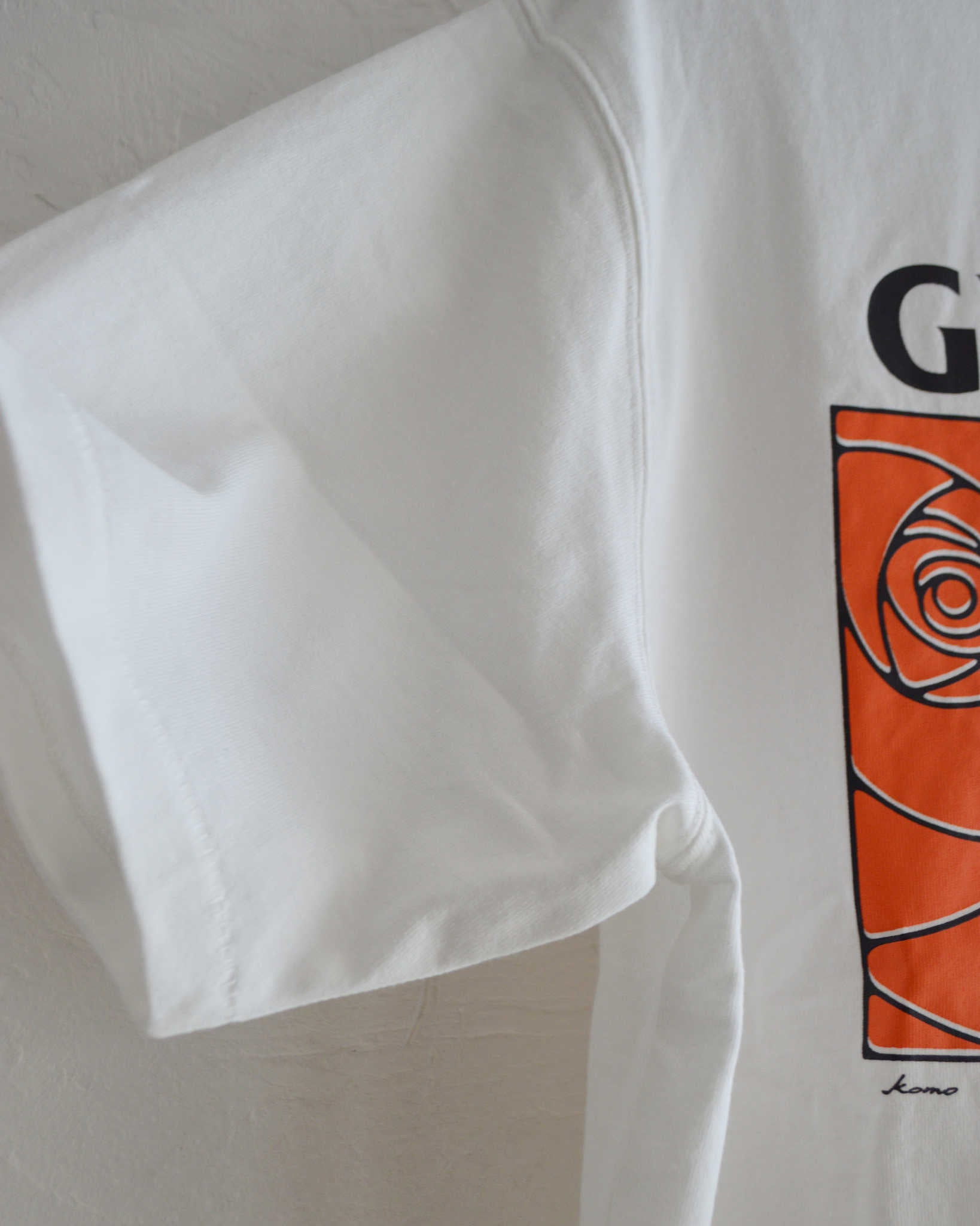 HAVE A GRATEFUL DAY ハブアグレイトフルデイ / T-SHIRT -ROSE FLAG ティーシャツローズフラッグ (WHITE ホワイト)