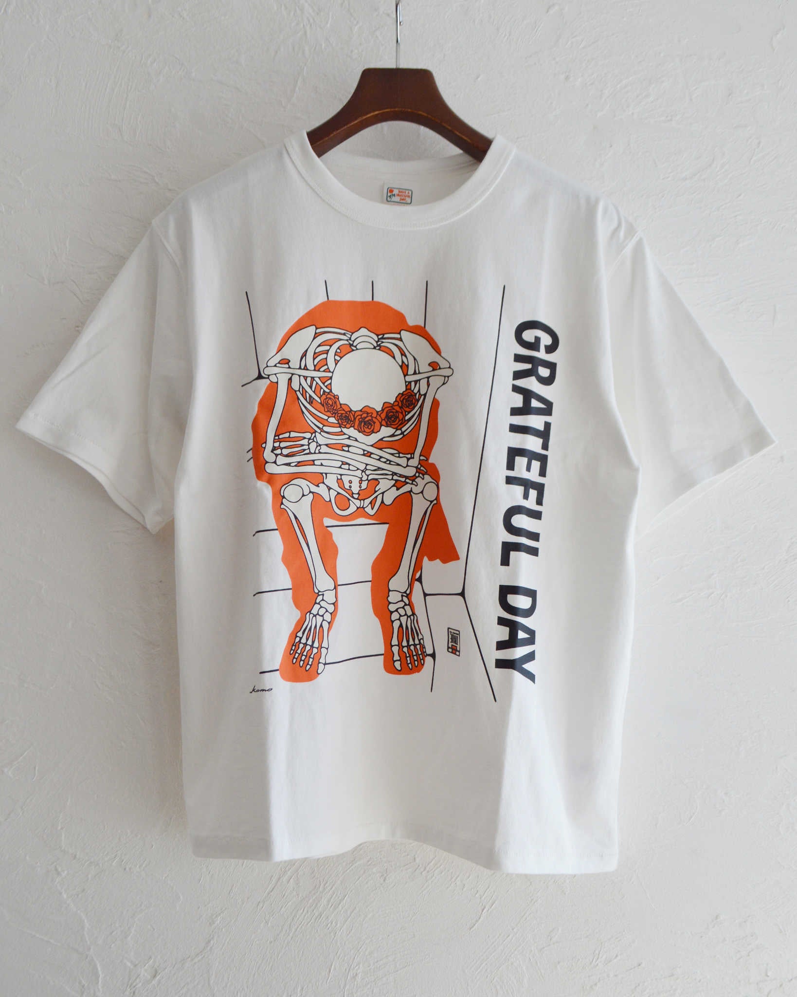HAVE A GRATEFUL DAY ハブアグレイトフルデイ / T-SHIRT -TRUE ティーシャツトゥルー (WHITE ホワイト)