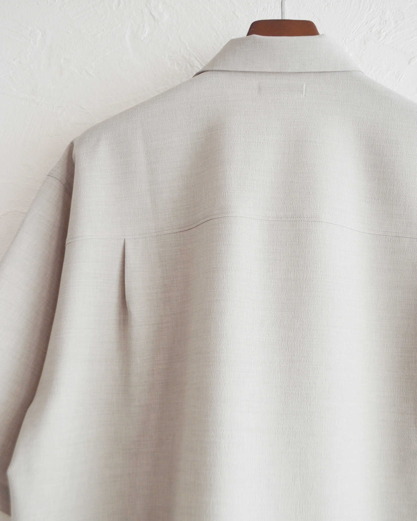 LAMOND ラモンド / SHARI SHIRTS シャリシャツ (ASH GRAY アッシュグレー)
