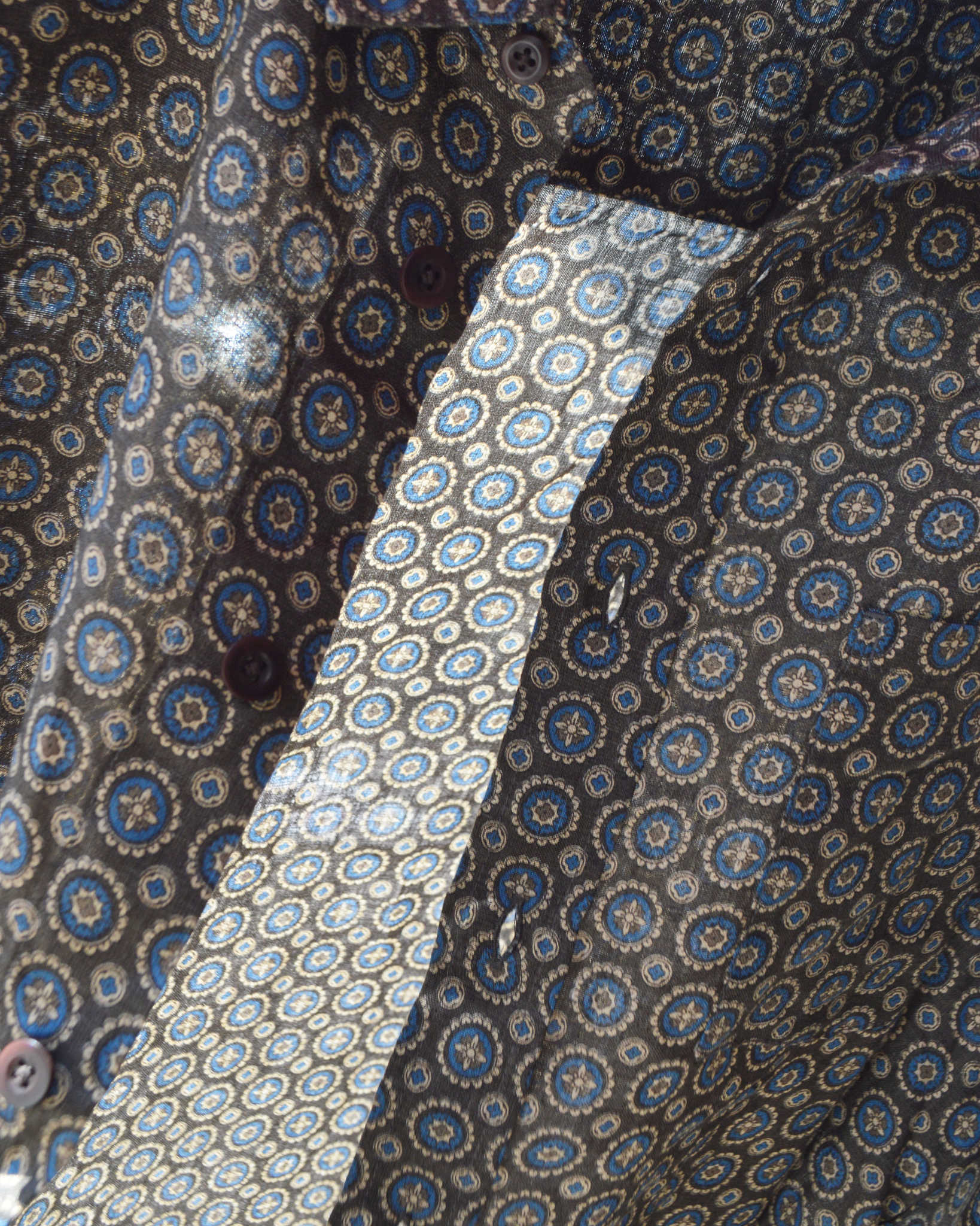 Nasngwam. ナスングワム / CREST SHIRTS クレストシャツ (BLACK ブラック)