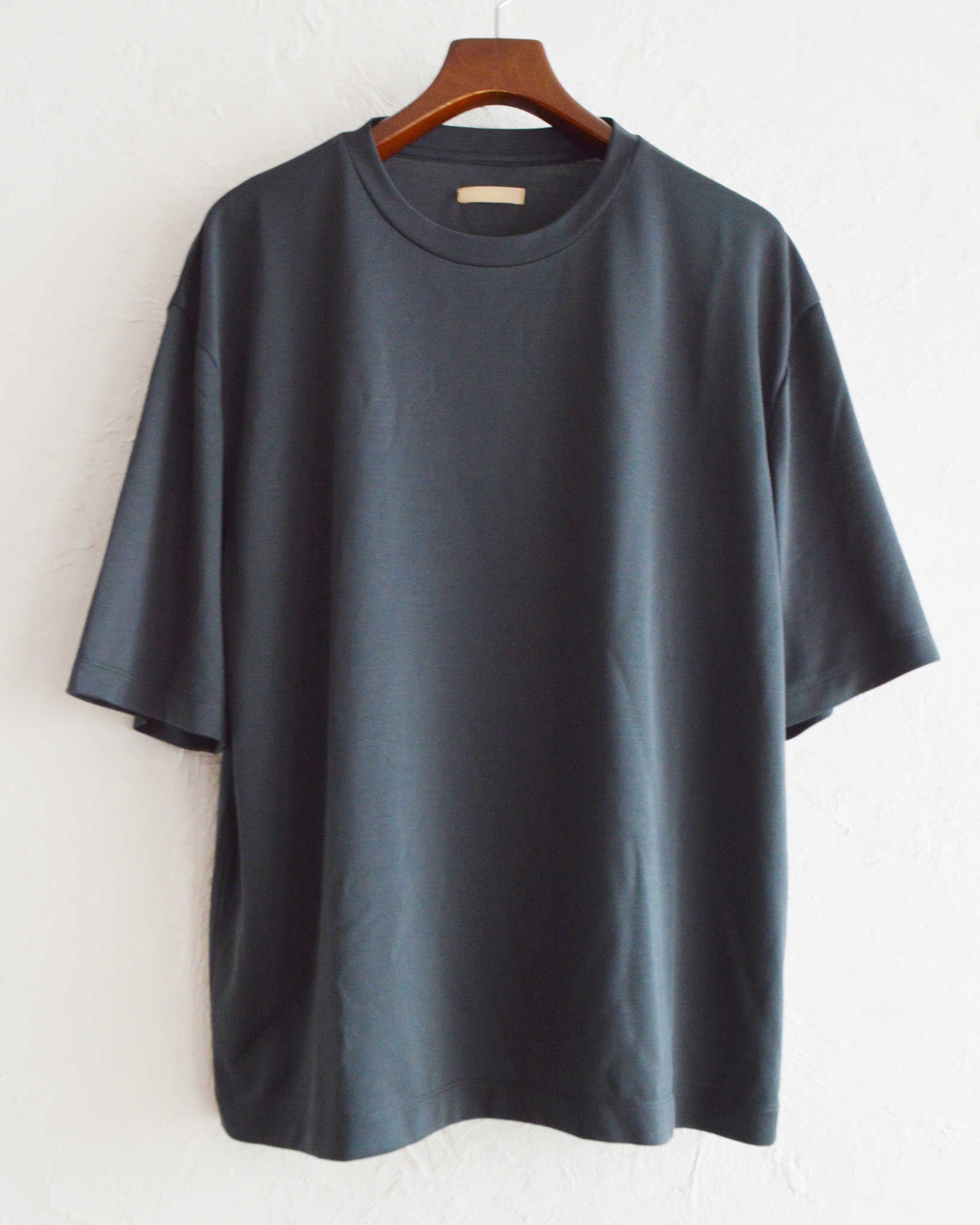 LAMOND ラモンド / CWOOL TEE クールティ (CHARCOAL チャコール)