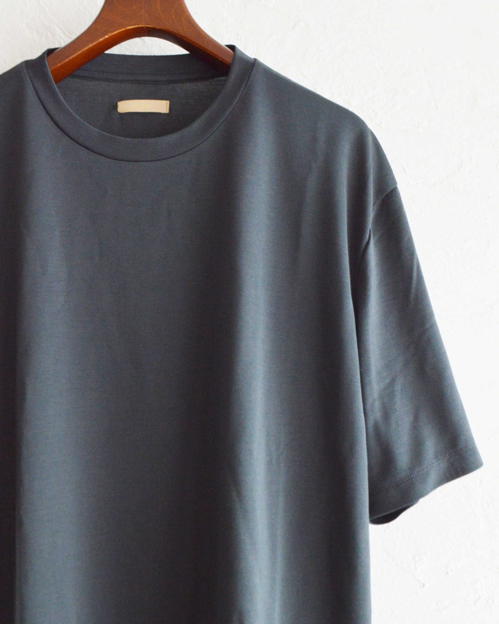 LAMOND ラモンド / CWOOL TEE クールティ (CHARCOAL チャコール)