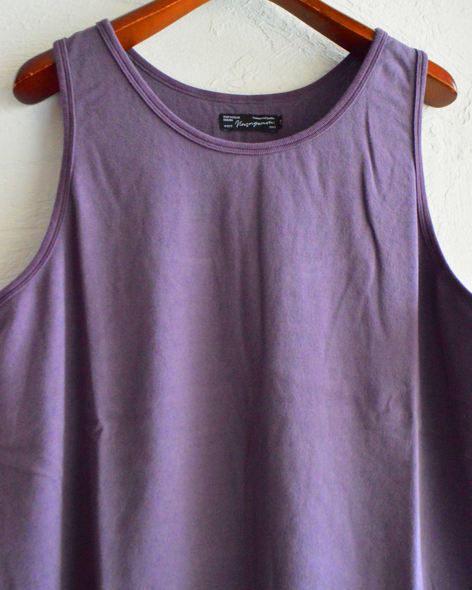 Nasngwam. ナスングワム / ALL DAY TANKTOP オールデイタンクトップ (PURPLE パープル)