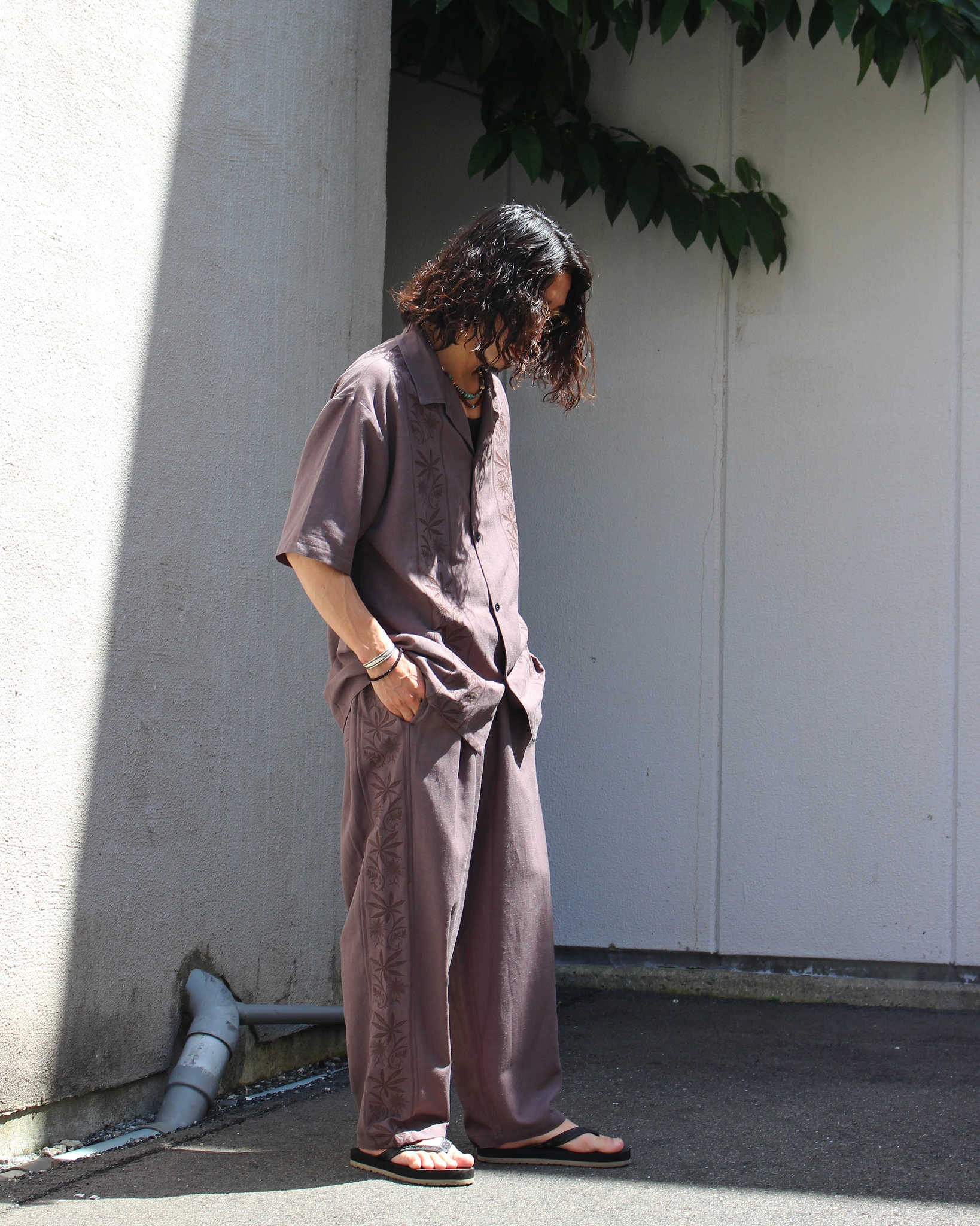 GOHEMP ゴーヘンプ / GREEN HILL PANTS グリーンヒルパンツ (STONE GRAY ストーングレー)