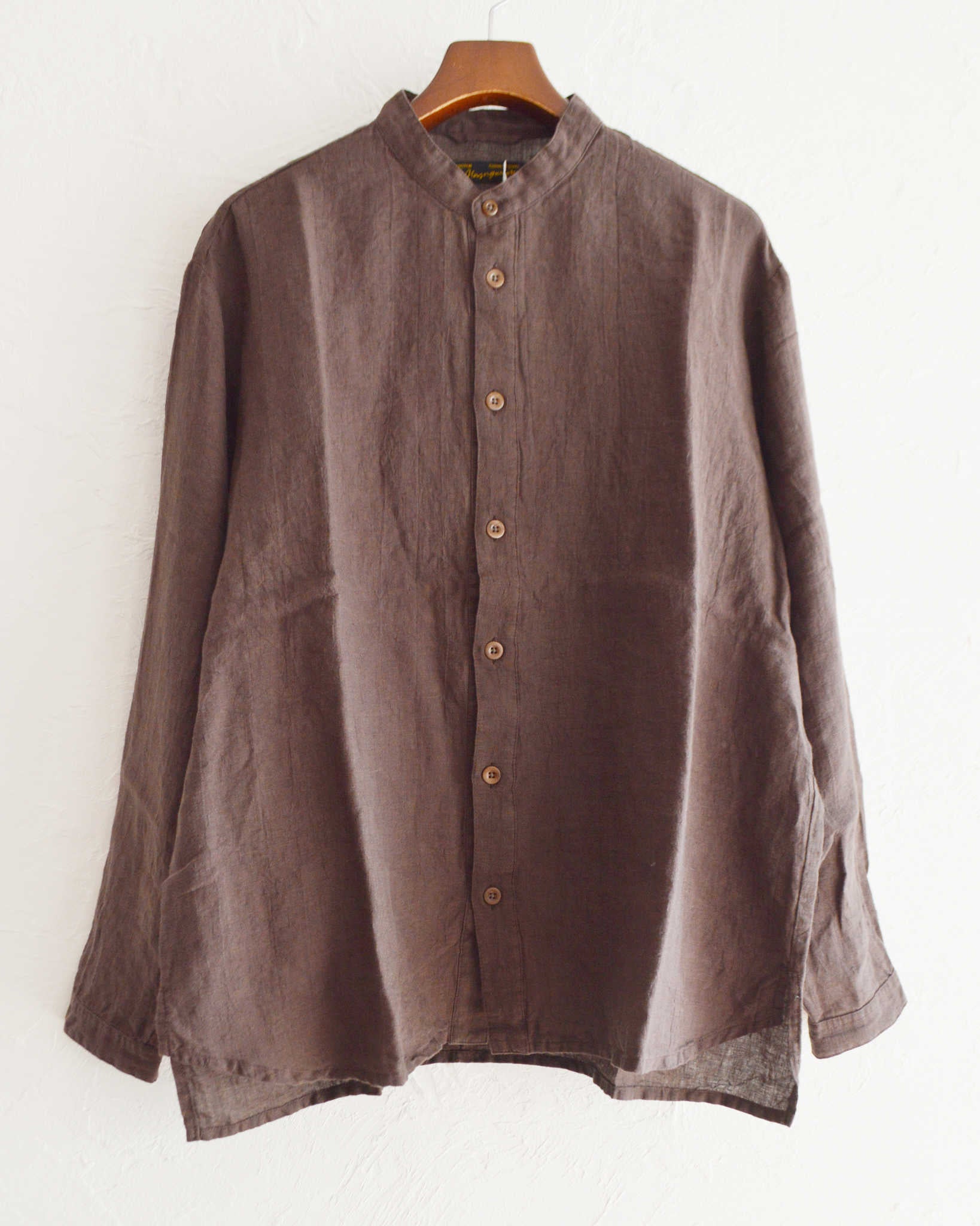 Nasngwam. ナスングワム / LIBERAL SHIRTS リベラルシャツ (CHARCOAL チャコール)