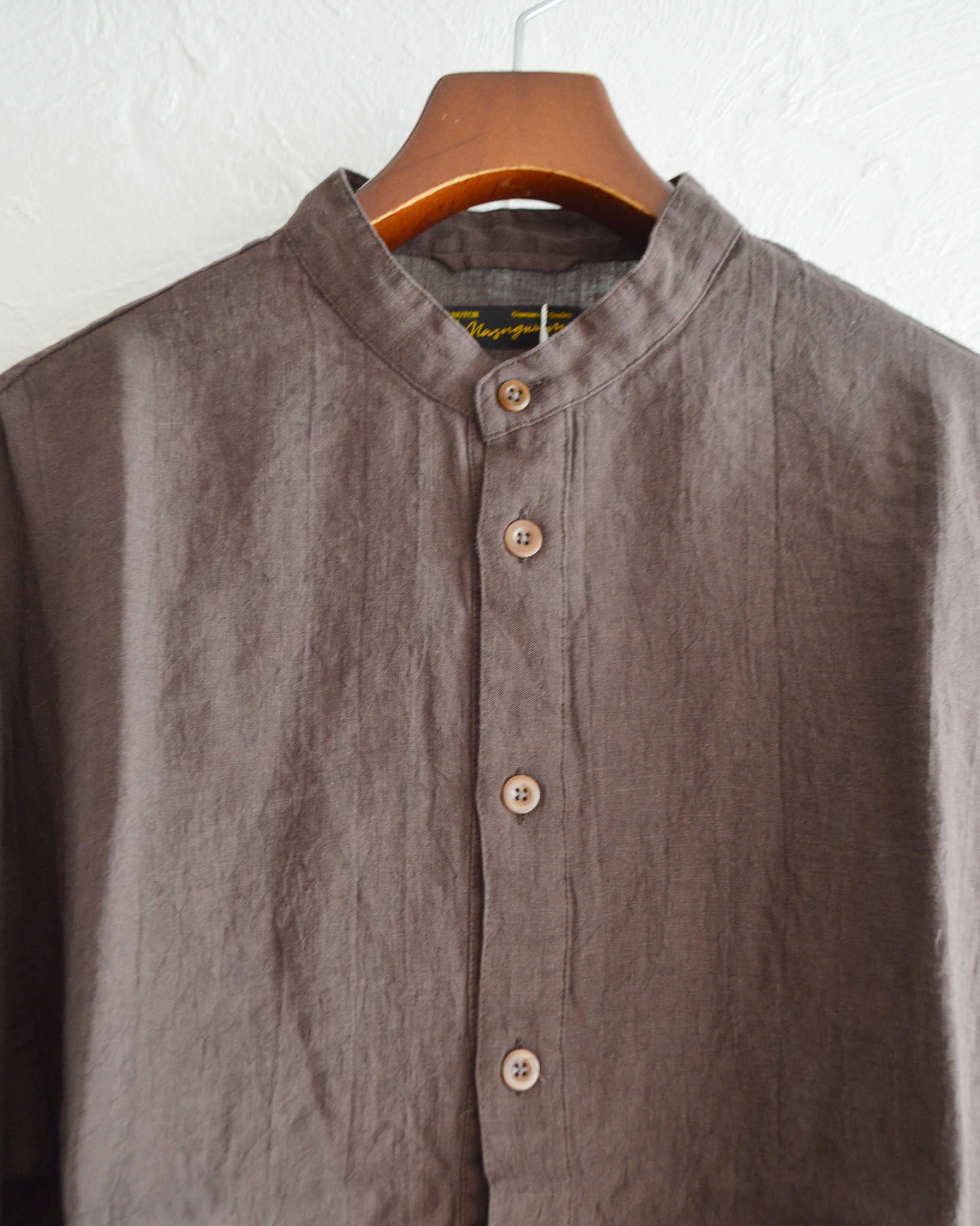 Nasngwam. ナスングワム / LIBERAL SHIRTS リベラルシャツ (CHARCOAL チャコール)