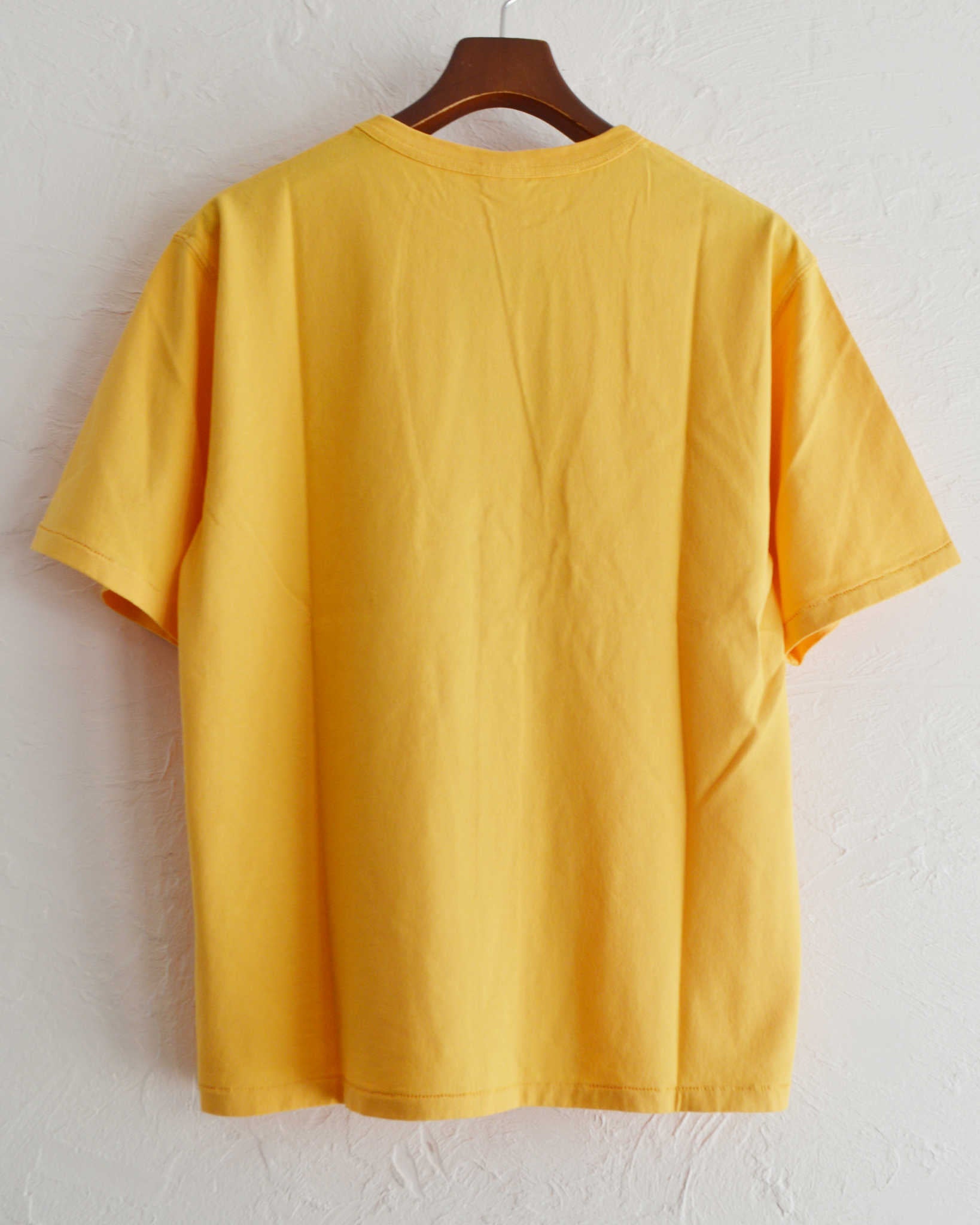 HAVE A GRATEFUL DAY ハブアグレイトフルデイ / T-SHIRT -HERE&NOW ティーシャツヒアアンドナウ (MUSTARD マスタード)