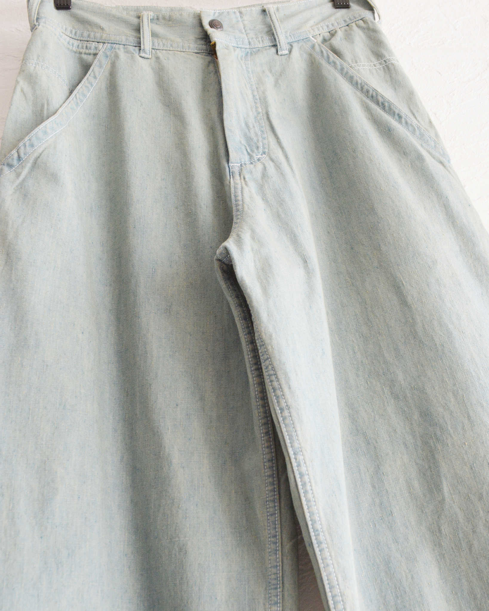 IMPRESTORE インプレストア / BIFF-6.5oz ビフ | Painter pants 6.5oz selvede denim ペインターパンツ (Smoke Blue Denim スモークブルーデニム)
