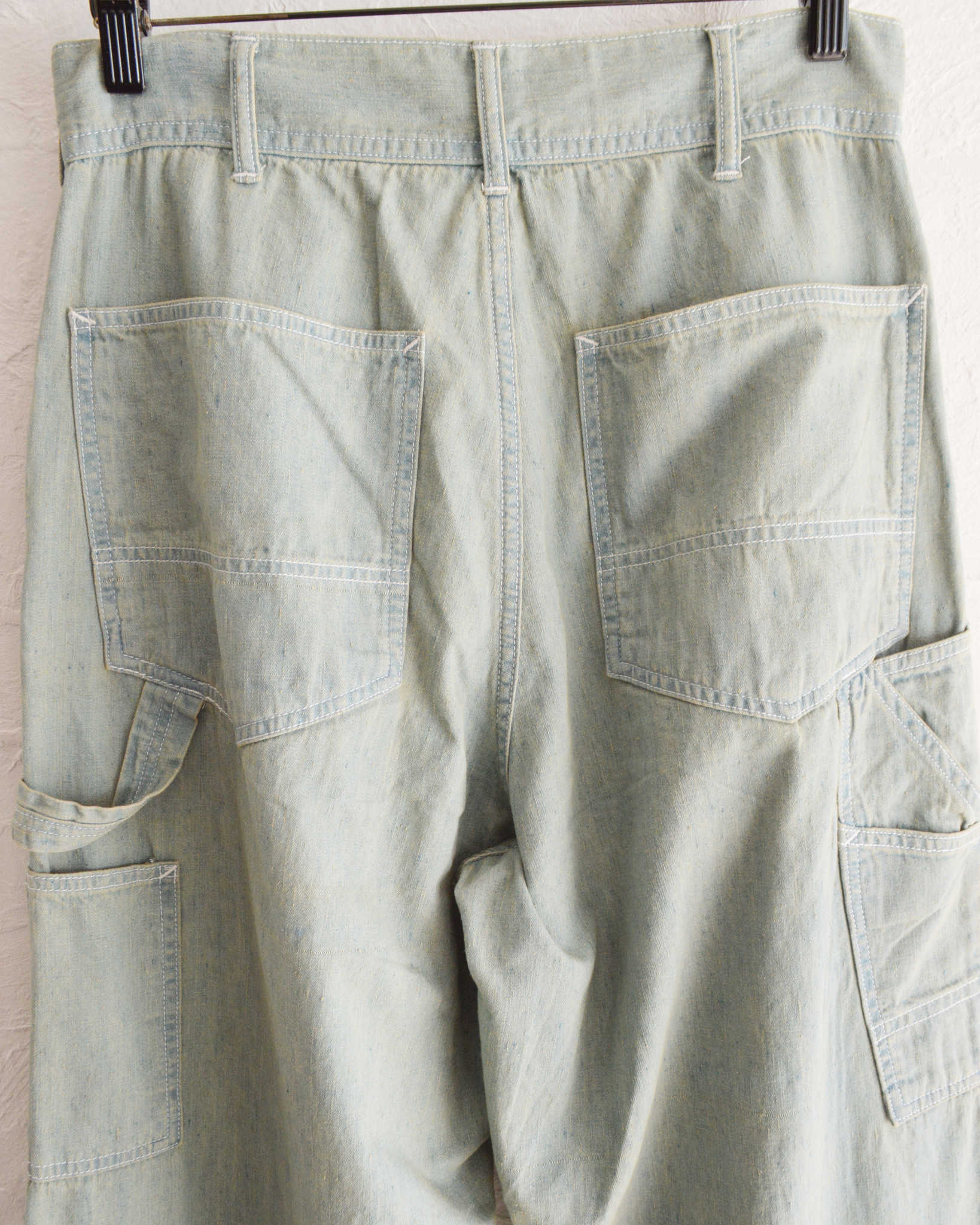 IMPRESTORE インプレストア / BIFF-6.5oz ビフ | Painter pants 6.5oz selvede denim ペインターパンツ (Smoke Blue Denim スモークブルーデニム)