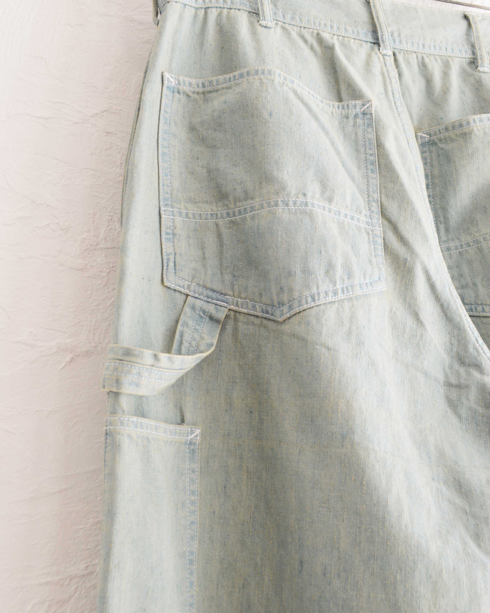 IMPRESTORE インプレストア / BIFF-6.5oz ビフ | Painter pants 6.5oz selvede denim ペインターパンツ (Smoke Blue Denim スモークブルーデニム)