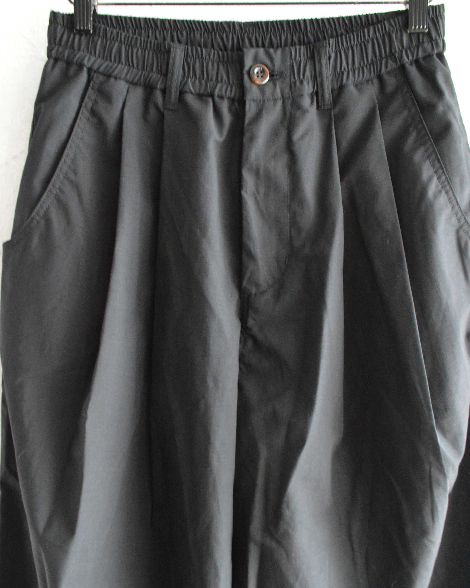 Nasngwam. ナスングワム / BARREL PANTS バレルパンツ (BLACK ブラック)