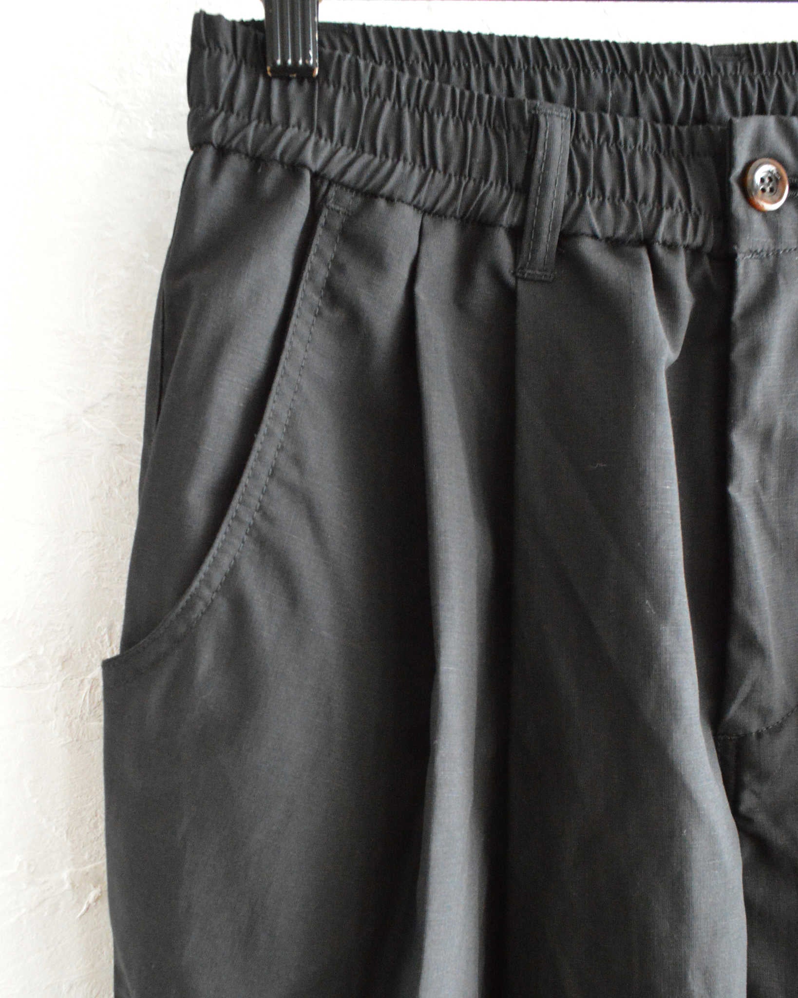 Nasngwam. ナスングワム / BARREL PANTS バレルパンツ (BLACK ブラック)