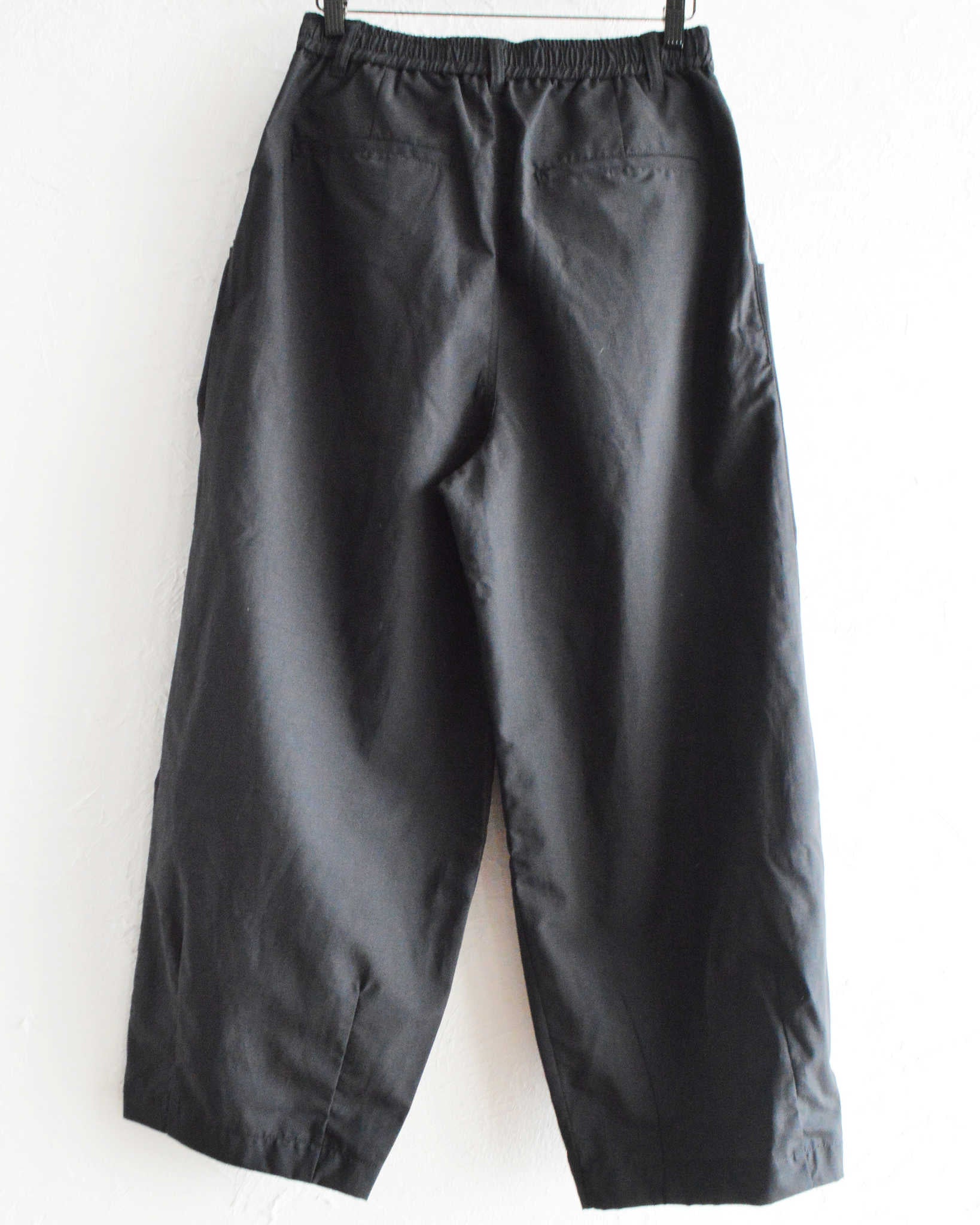Nasngwam. ナスングワム / BARREL PANTS バレルパンツ (BLACK ブラック)