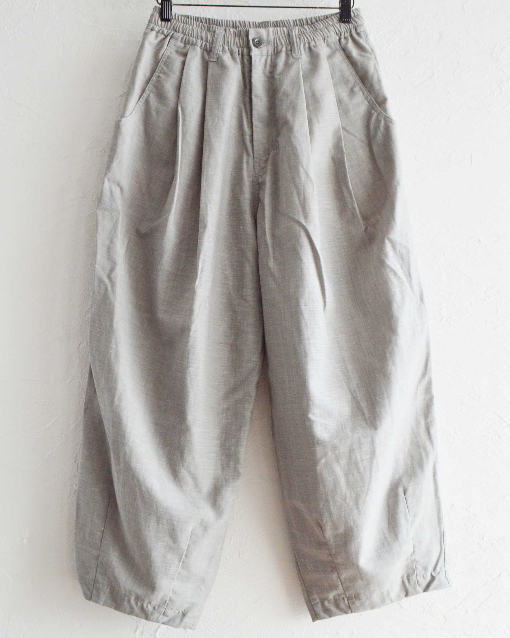Nasngwam. ナスングワム / BARREL PANTS バレルパンツ (GRAY グレー)