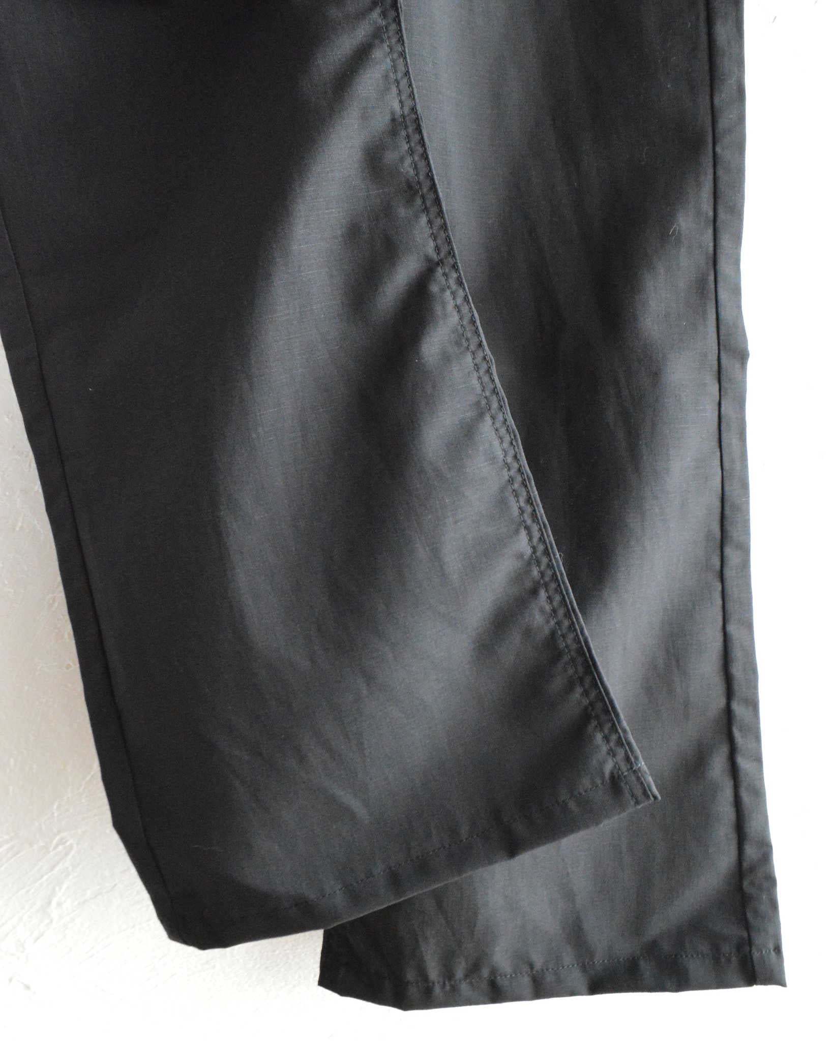 Nasngwam. ナスングワム / 70’s BELL PANTS セブンティーズベルパンツ (BLACK ブラック)
