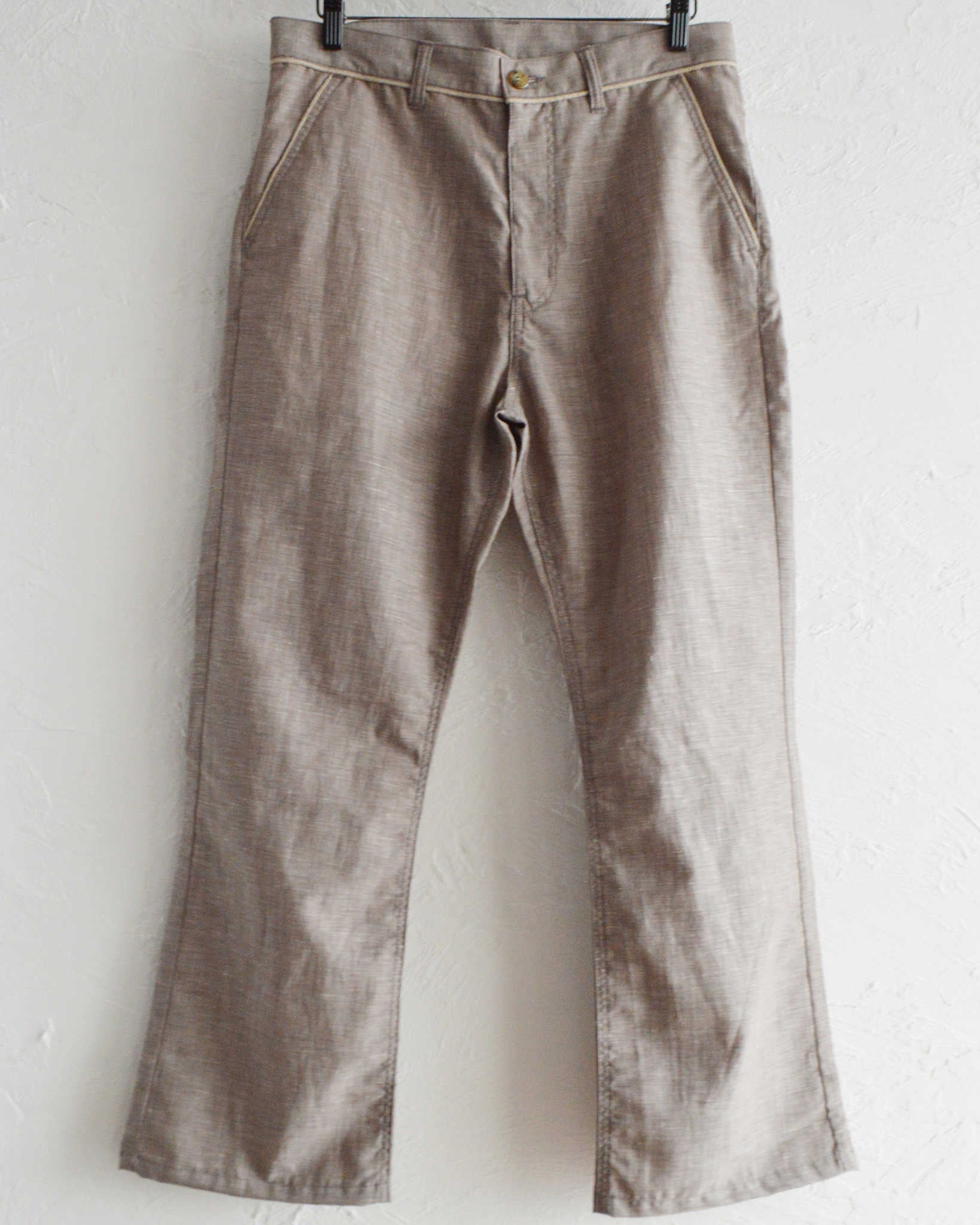 Nasngwam. ナスングワム / 70’s BELL PANTS セブンティーズベルパンツ (BROWN ブラウン)