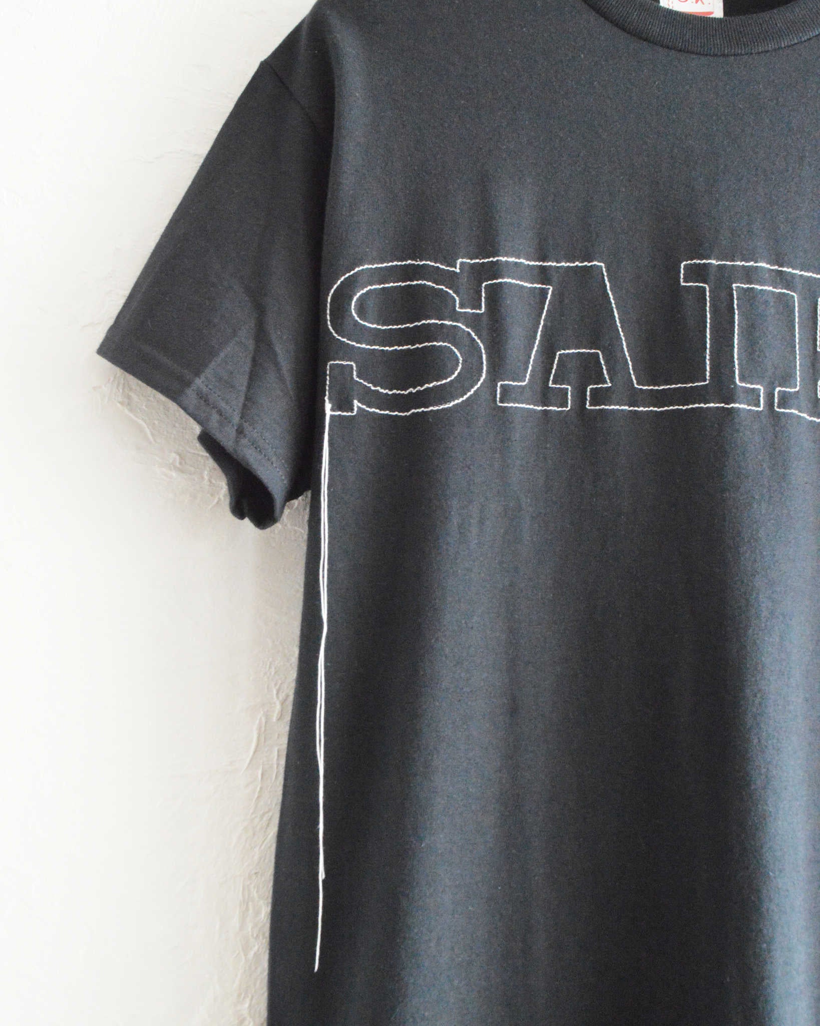 O.K. オーケー / SAIKO STITCH S/S TEE サイコーステッチティー (BLACK ブラック)