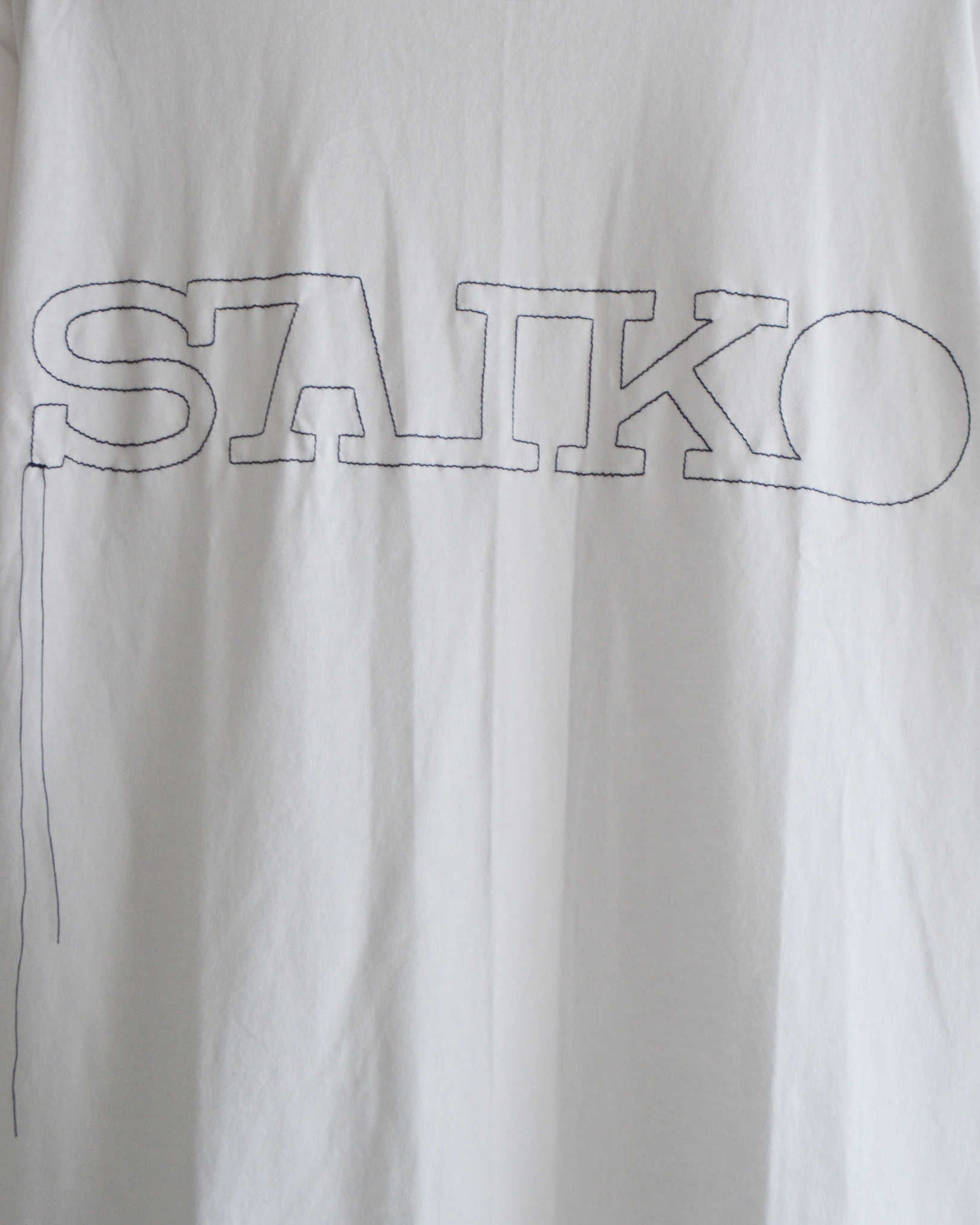 O.K. オーケー / SAIKO STITCH S/S TEE サイコーステッチティー (WHITE ホワイト)