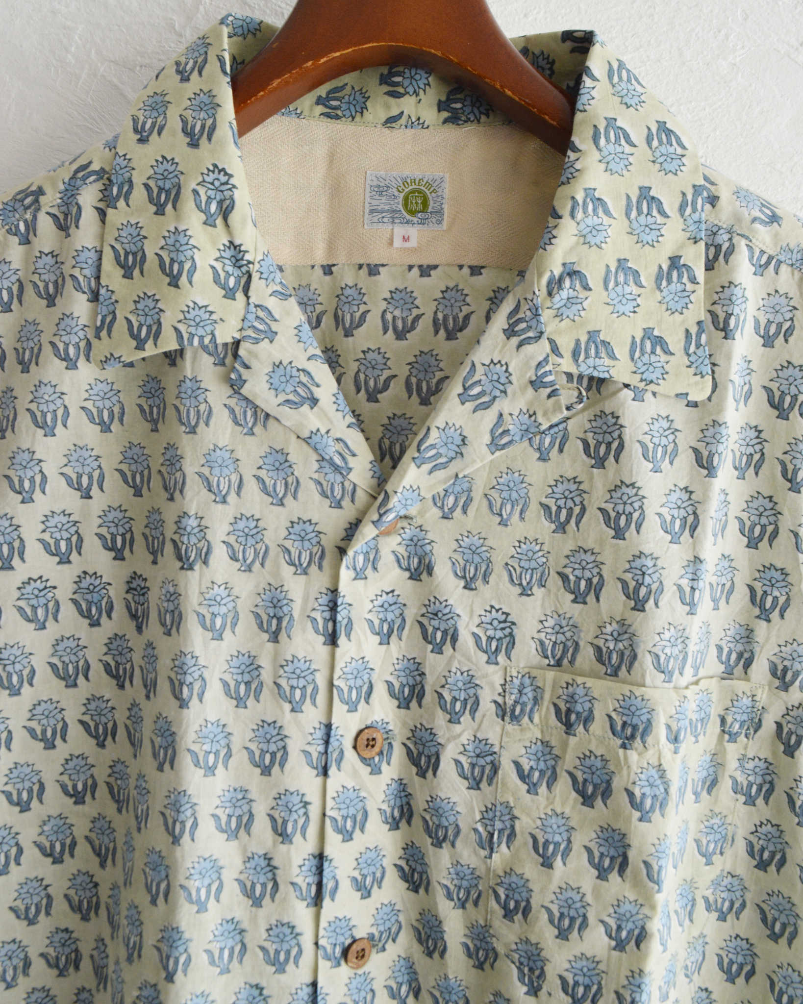 GOHEMP ゴーヘンプ / OPEN MIND SHIRTS オープンマインドシャツ (GREEN グリーン)