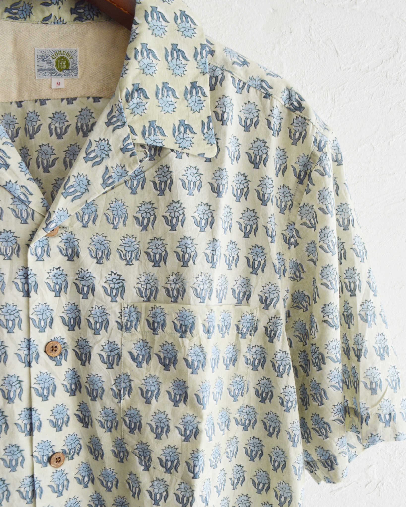 GOHEMP ゴーヘンプ / OPEN MIND SHIRTS オープンマインドシャツ (GREEN グリーン)