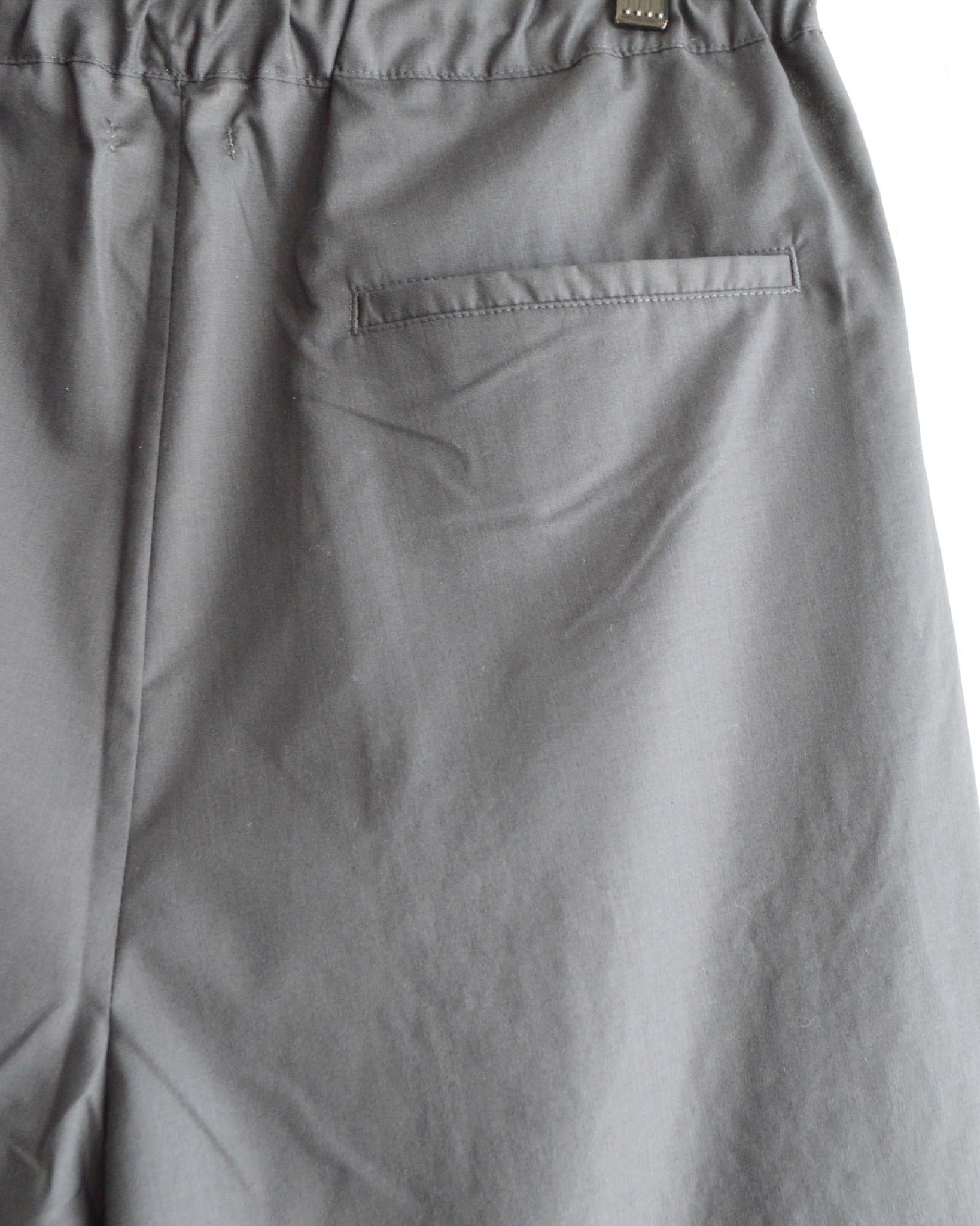 LAMOND ラモンド / LAWN WIDE SHORTS ローンワイドショーツ (NAVY BLACK ネイビーブラック)