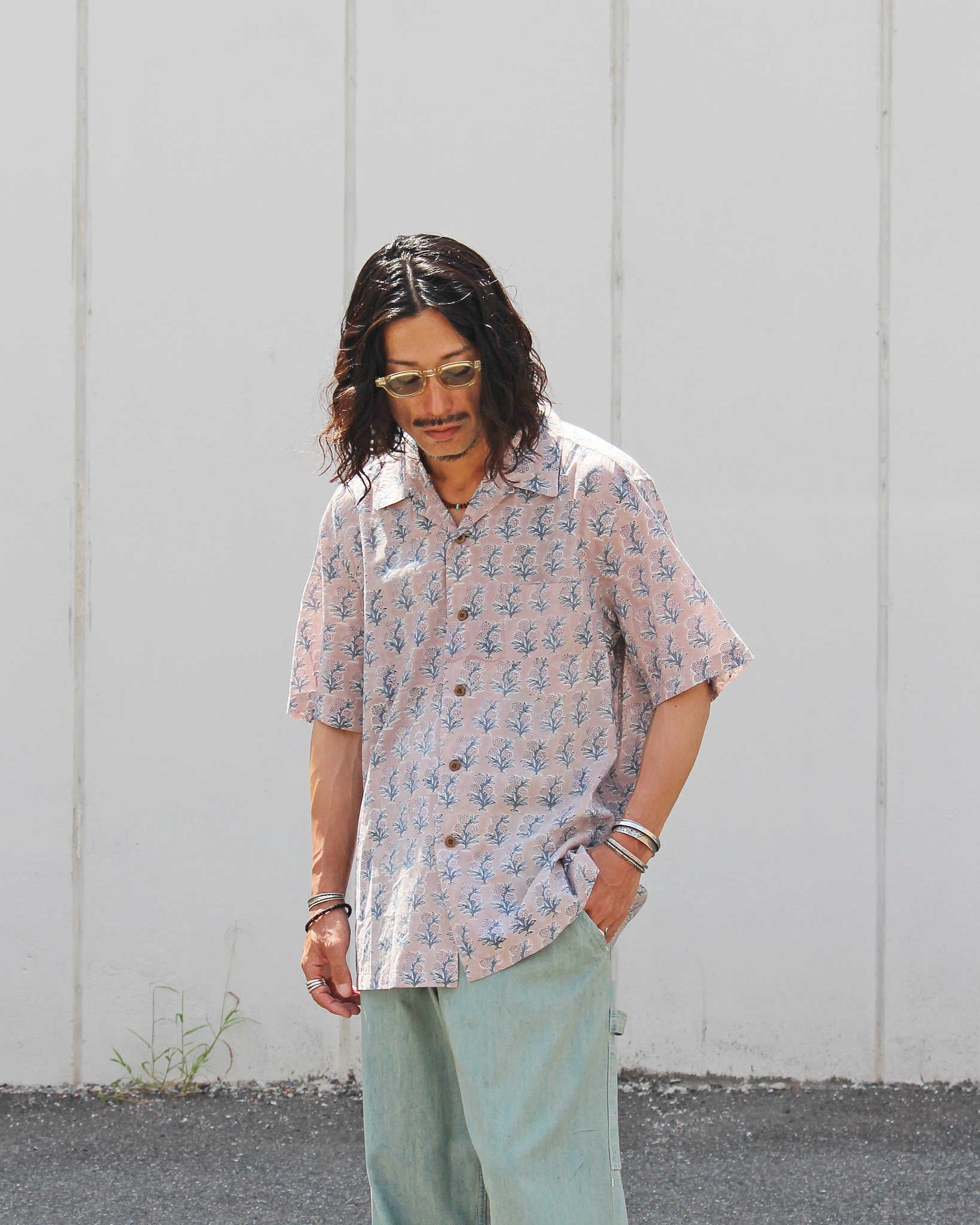GOHEMP ゴーヘンプ / OPEN MIND SHIRTS オープンマインドシャツ (ROSE GRAY ローズグレー)