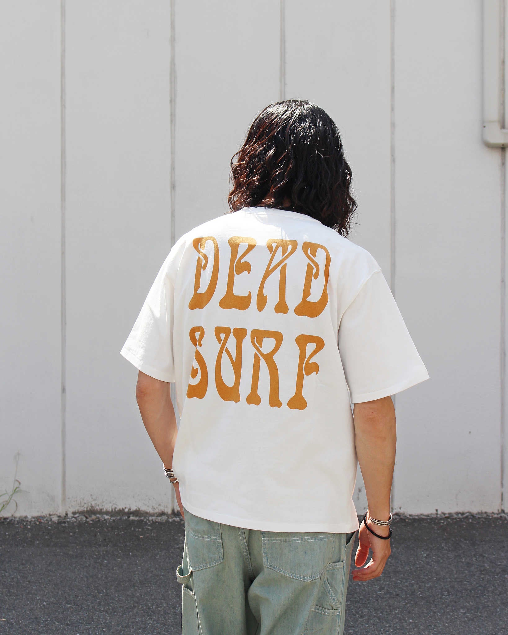 HAVE A GRATEFUL DAY ハブアグレイトフルデイ / T-SHIRT -DEAD SURF ティーシャツデッドサーフ (WHITE ホワイト)