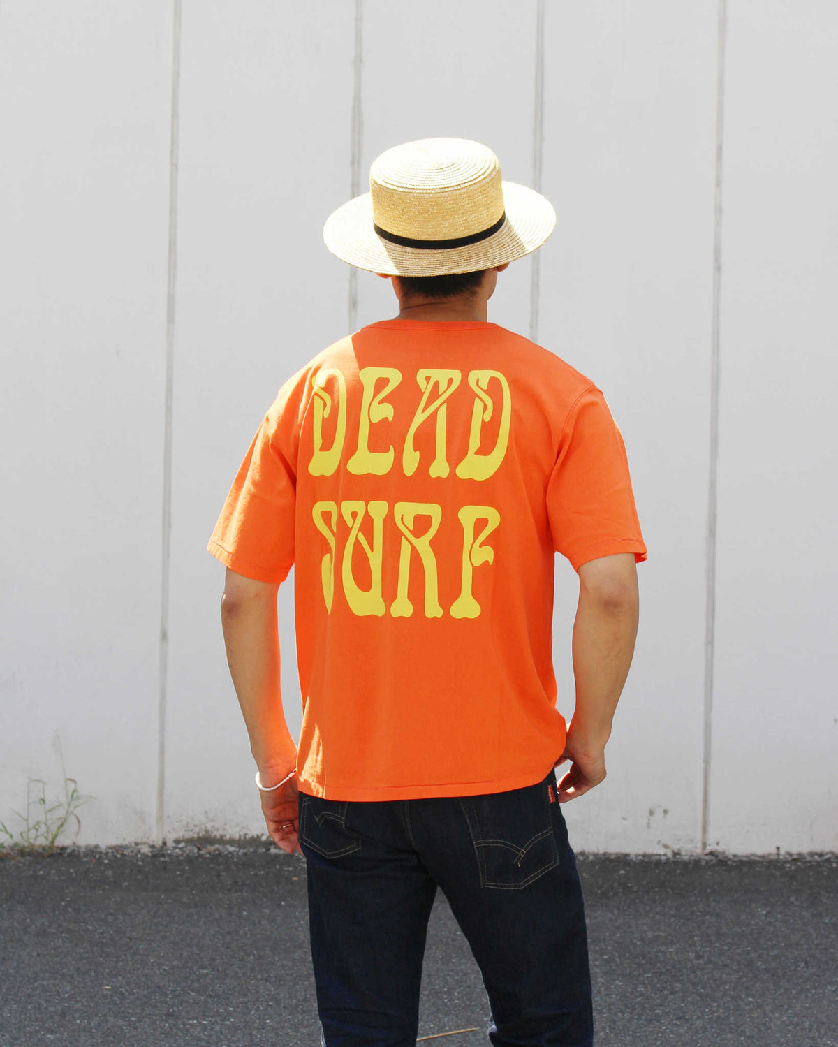 HAVE A GRATEFUL DAY ハブアグレイトフルデイ / T-SHIRT -DEAD SURF ティーシャツデッドサーフ (ORANGE オレンジ)