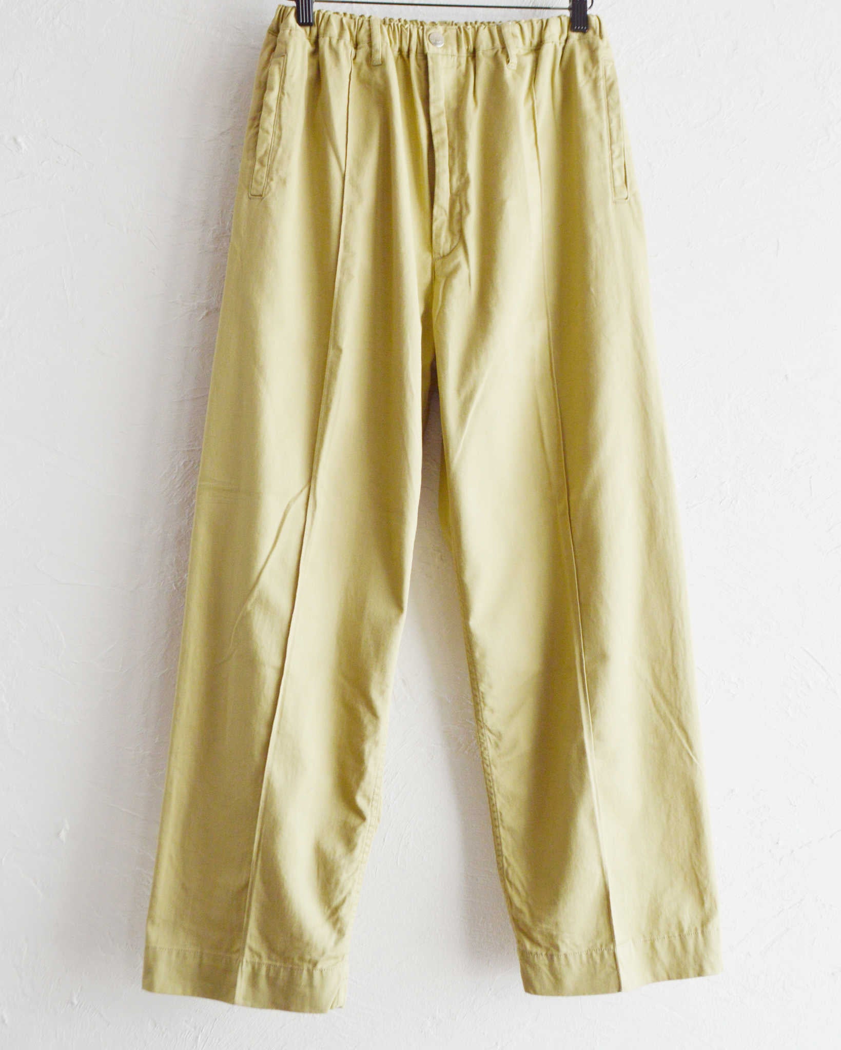 NECESSARY or UNNECESSARY ネセサリーオアアンネセサリー N.O.UN ナウン / PIN TUCK PANTS ピンタックパンツ (BEIGE ベージュ)