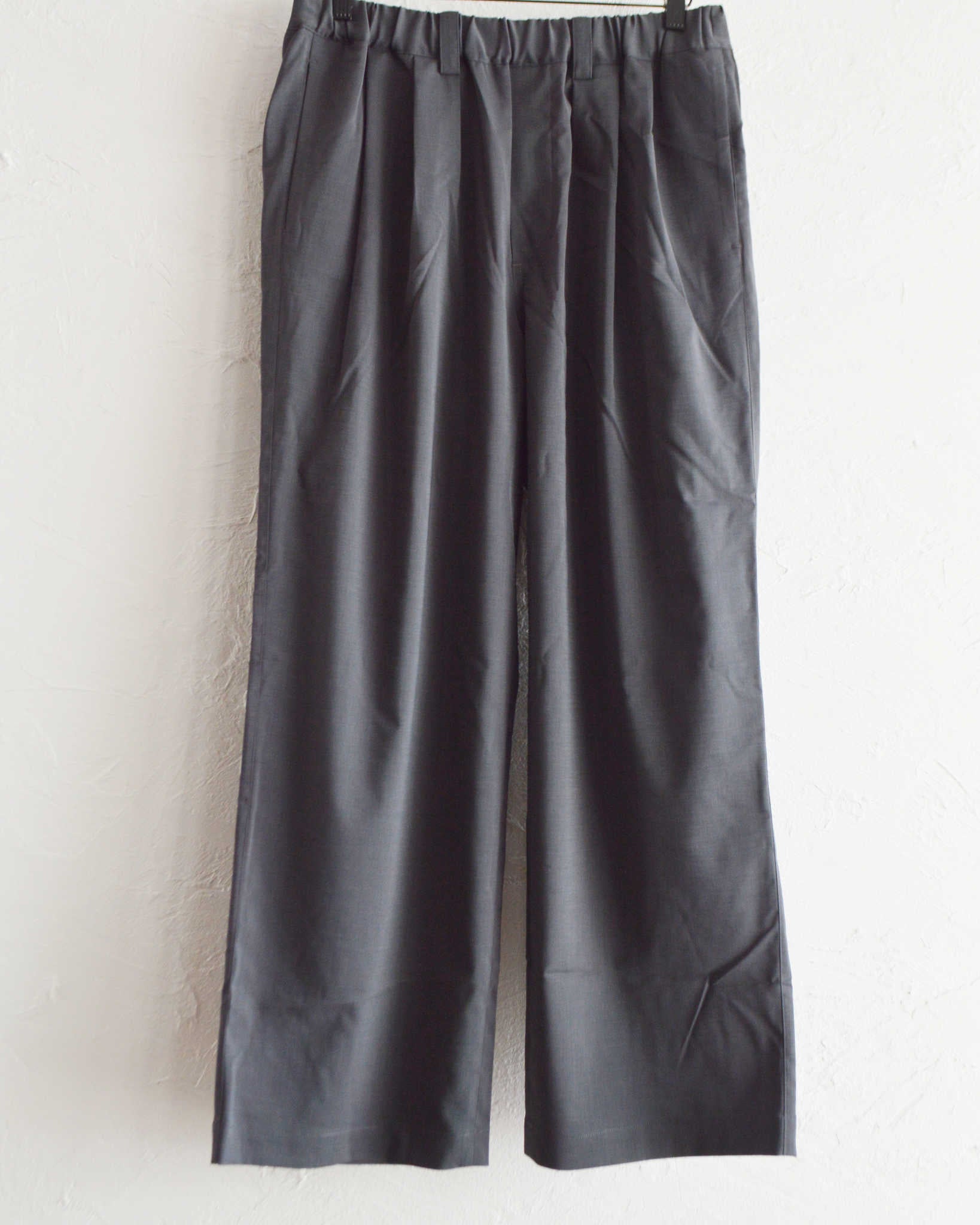 LAMOND ラモンド / TWILL TWIST PANTS ツイルツイストパンツ (CHARCOAL チャコール)